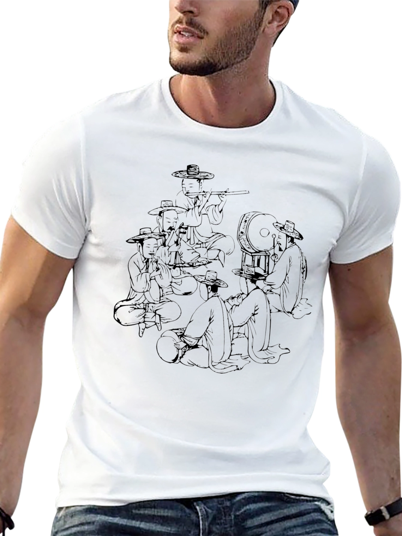 Retro Korean Musicians T-Shirt
