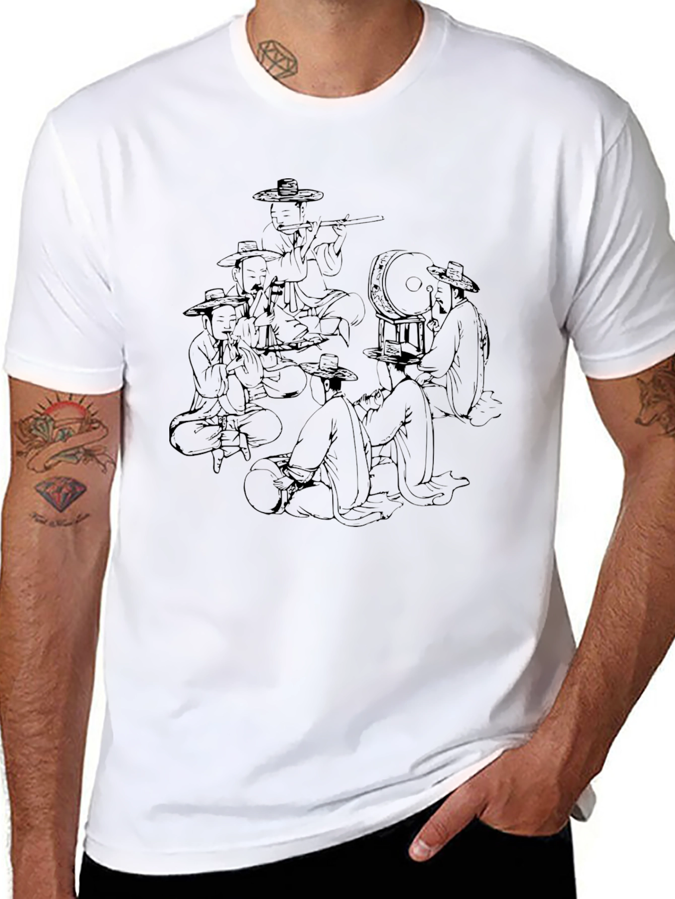 Retro Korean Musicians T-Shirt