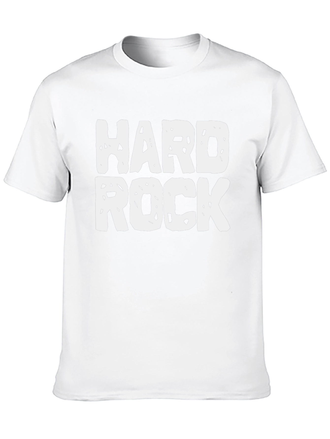 Hard Rock Graphic Tee - Black Cotton Casual T-Shirt