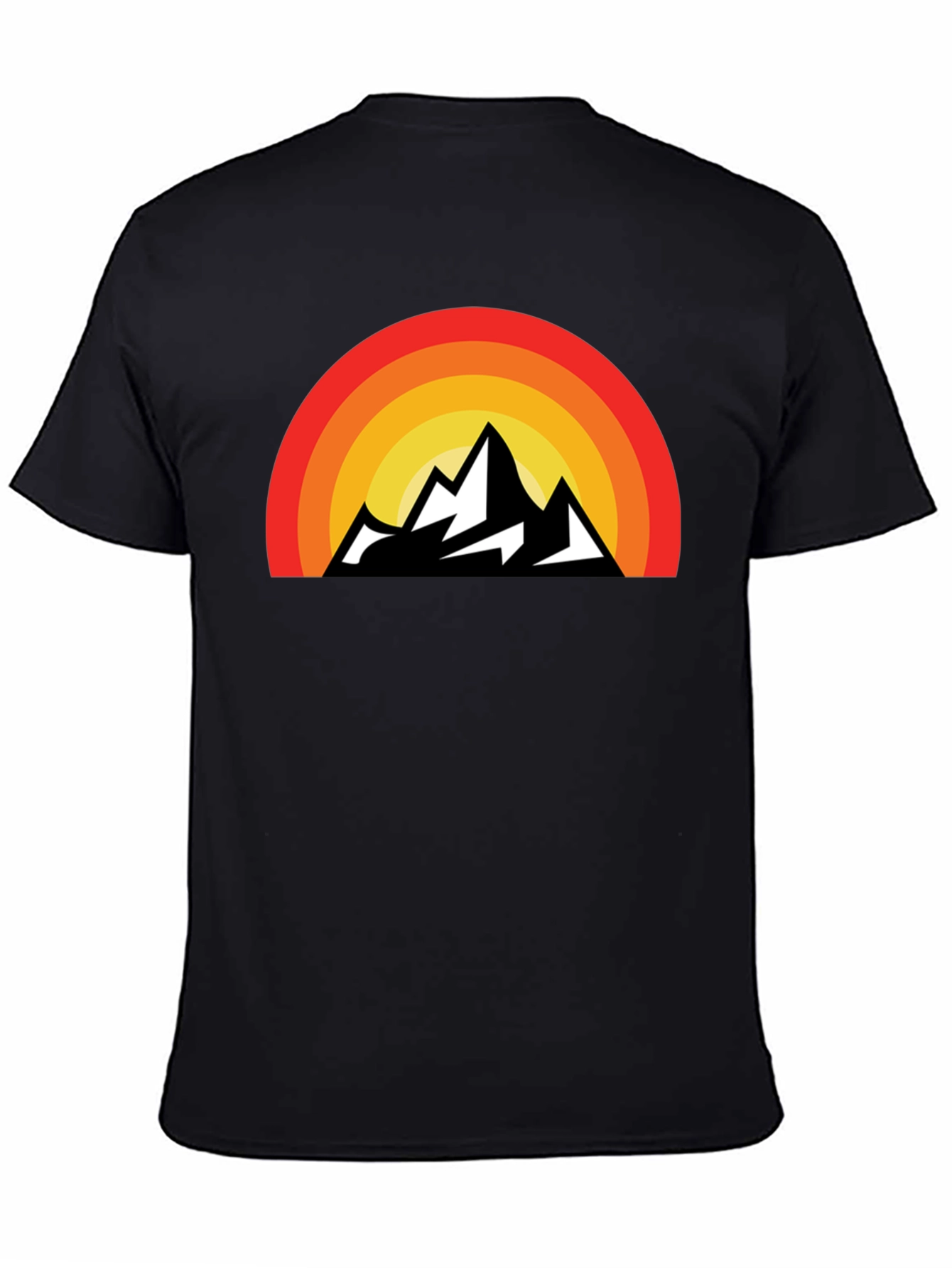Retro Mountain Sunset Graphic Tee