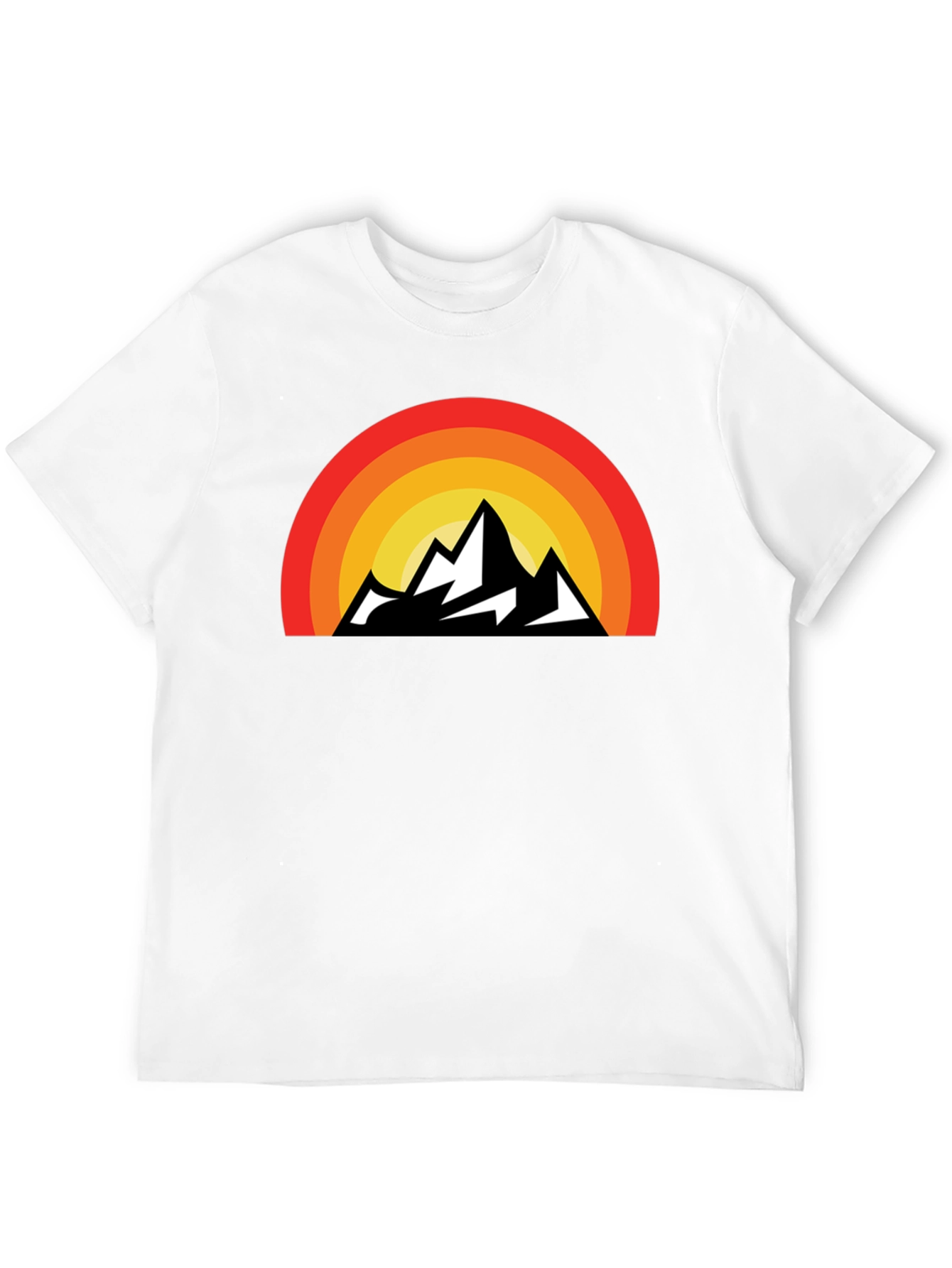 Retro Mountain Sunset Graphic Tee