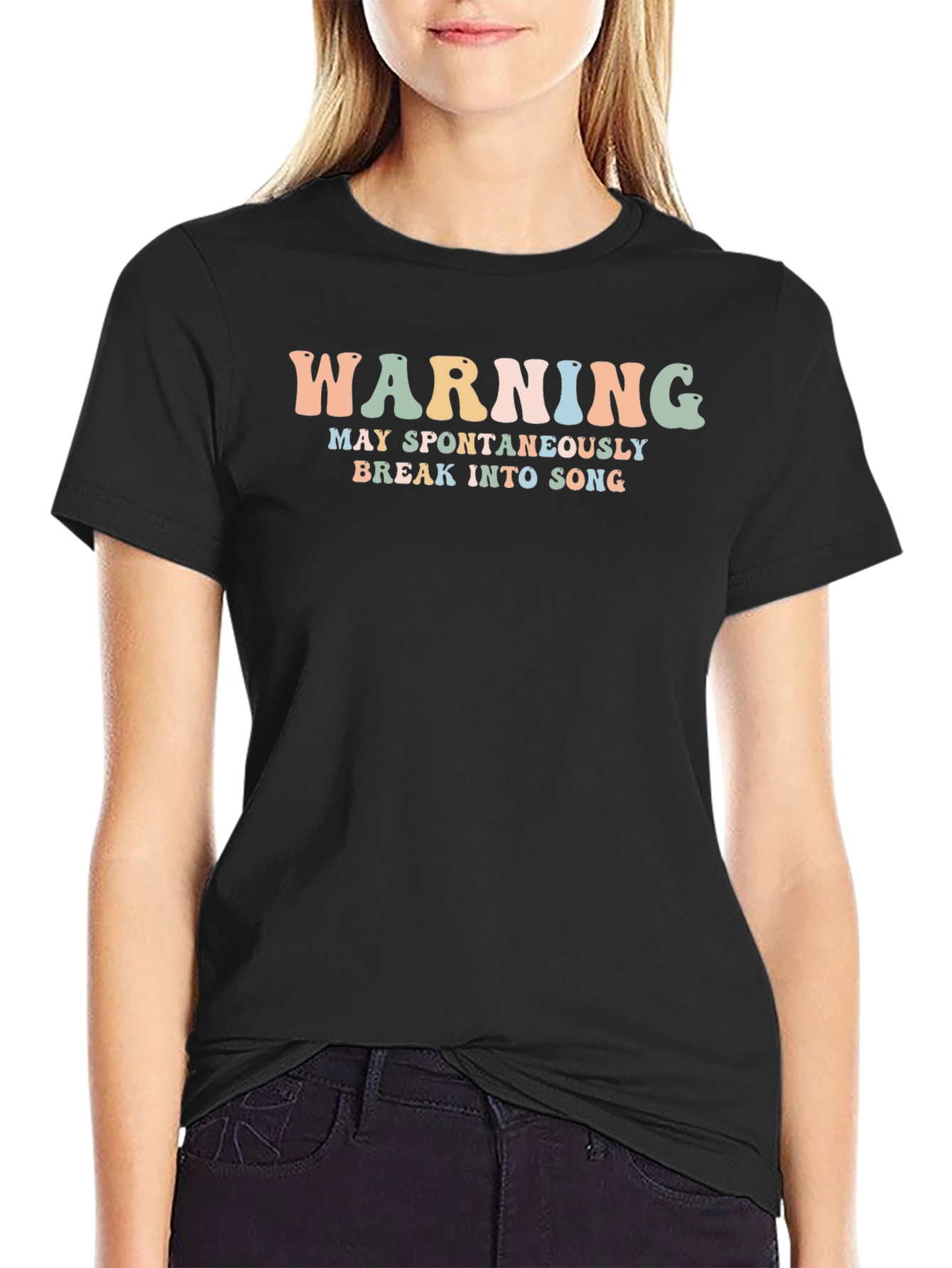 Warning: May Spontaneously Break Into Song T-Shirt