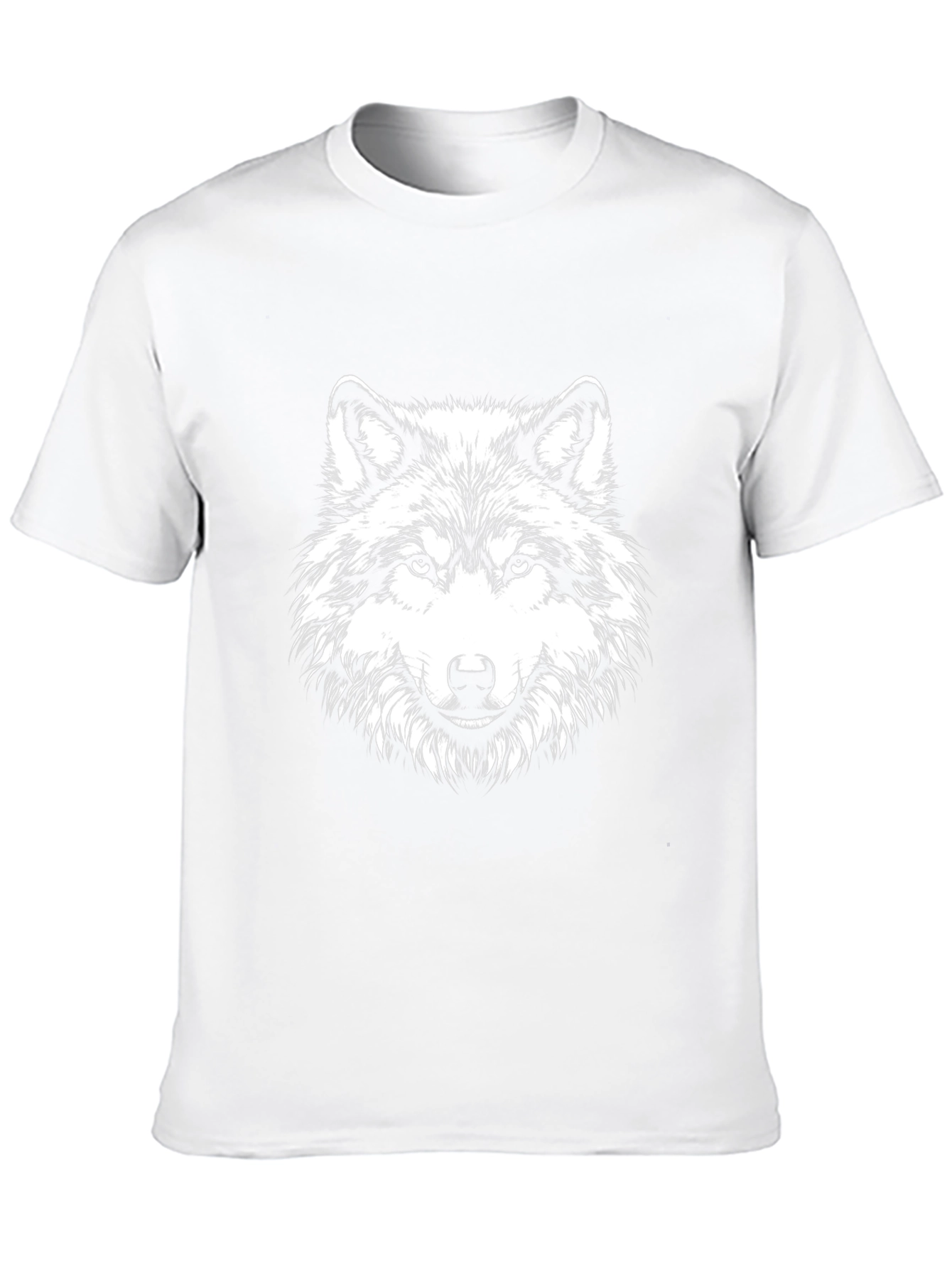 Black Wolf Graphic Tee - Menswear