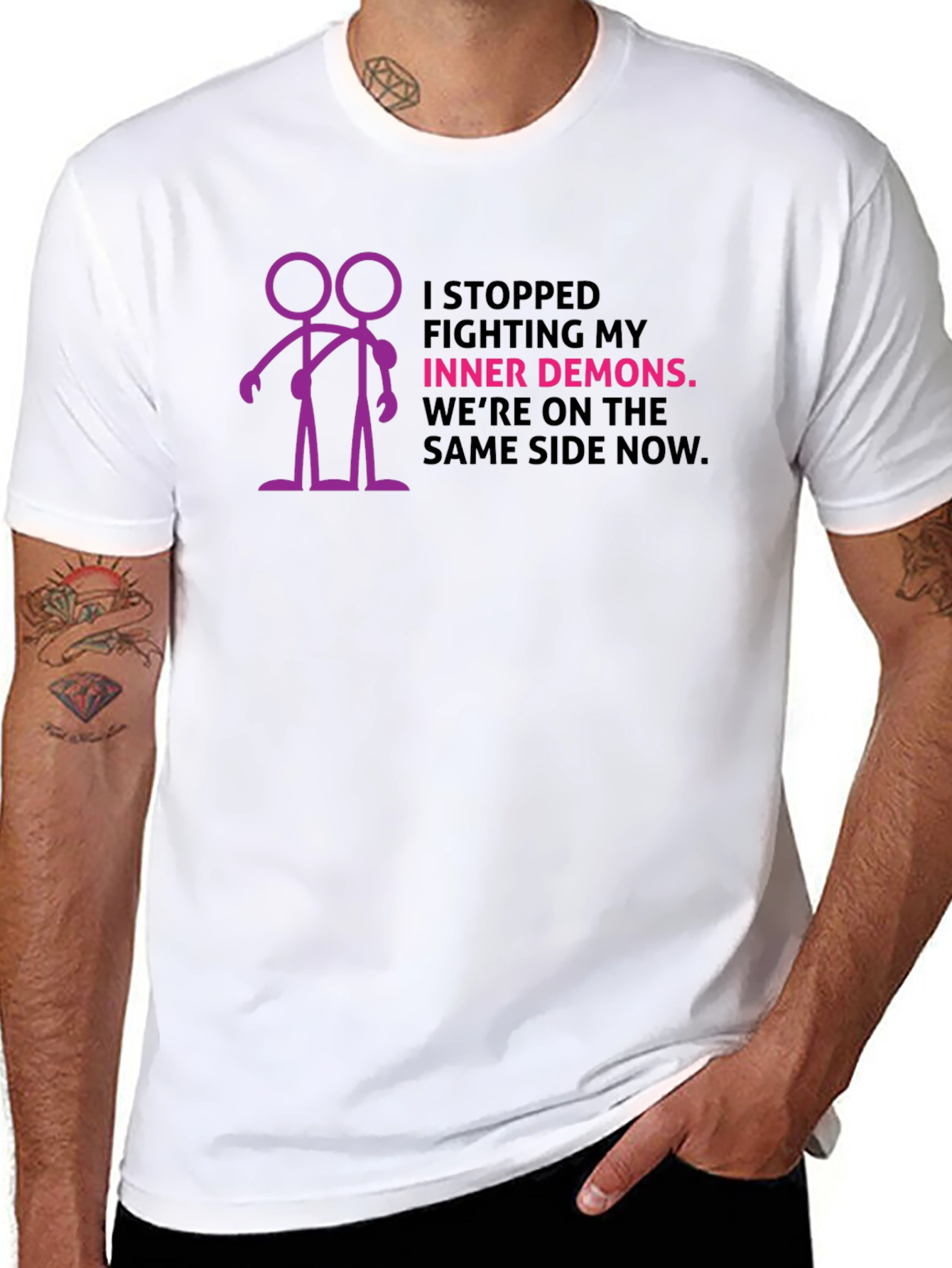 Inner Demons T-Shirt: Funny Graphic Tee