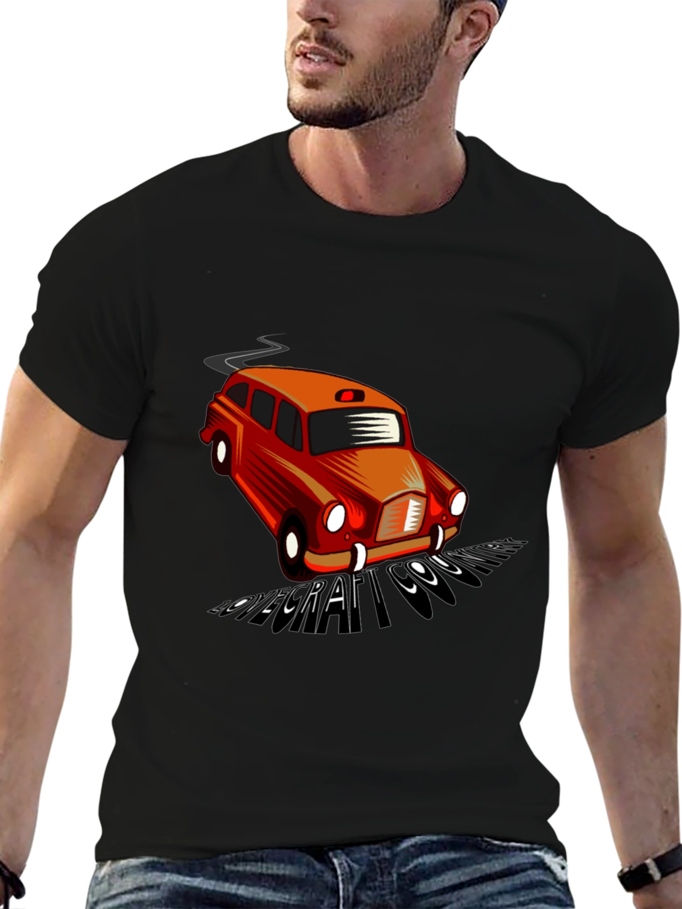 Lovecraft Cthulhu Taxi T-Shirt