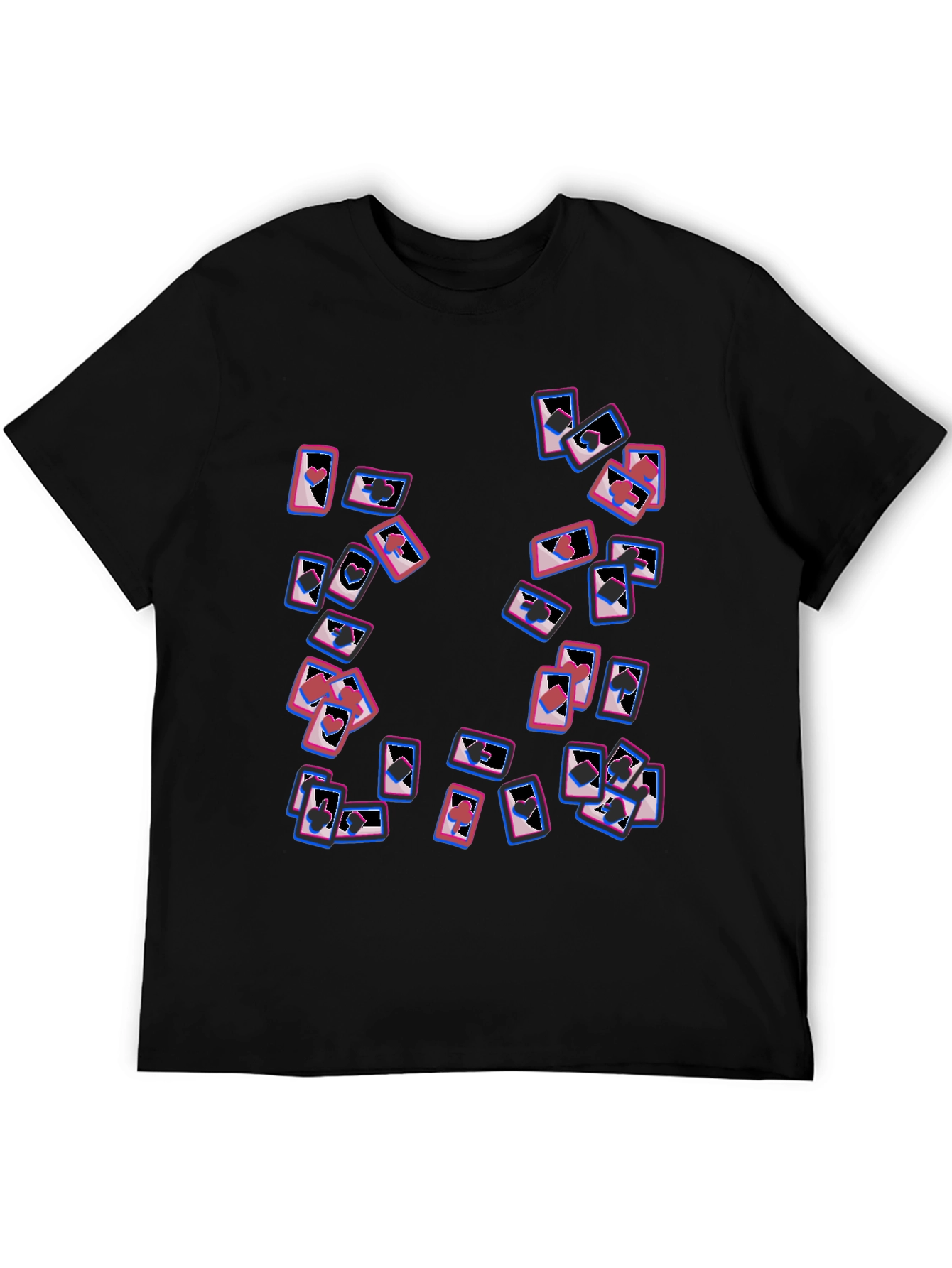 Cards Graphic Tee - Black