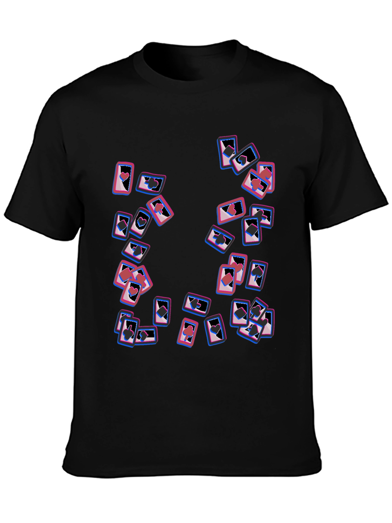 Cards Graphic Tee - Black