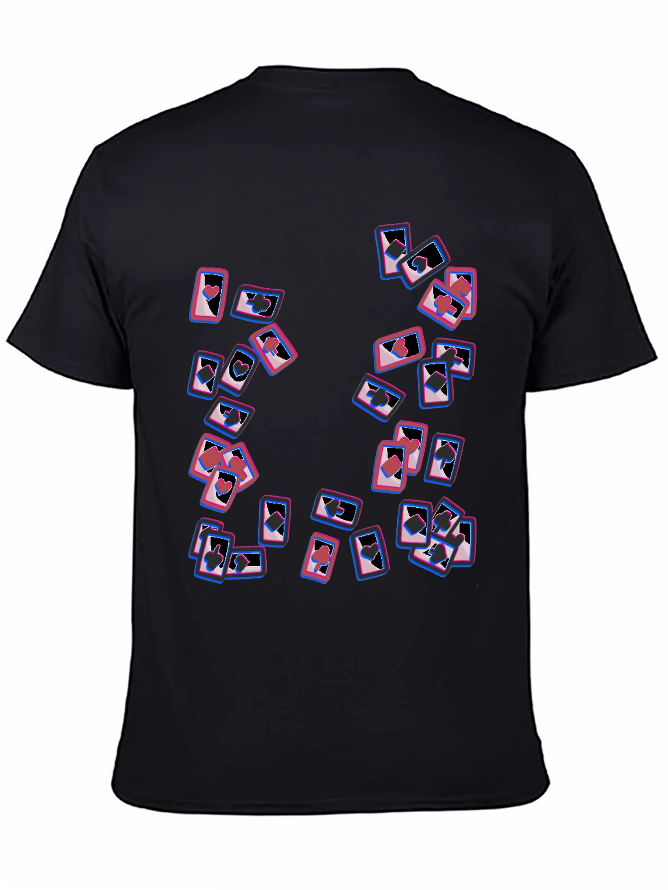 Cards Graphic Tee - Black