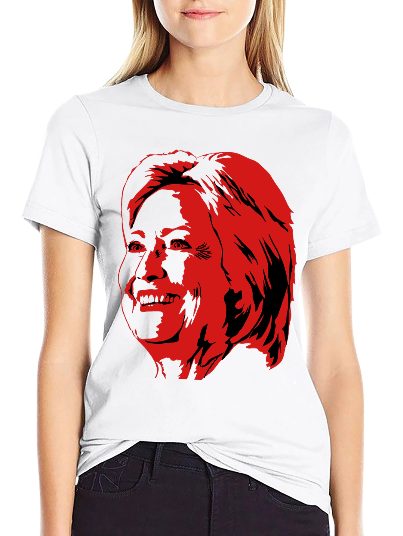 Red Face Graphic Tee