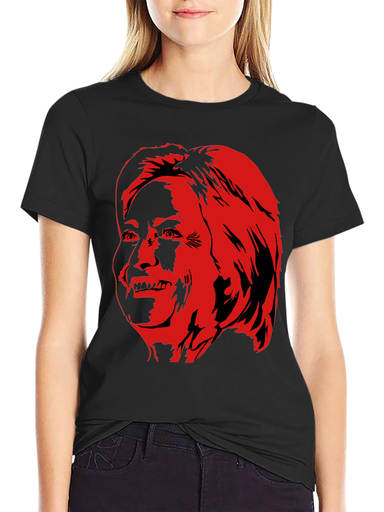 Red Face Graphic Tee