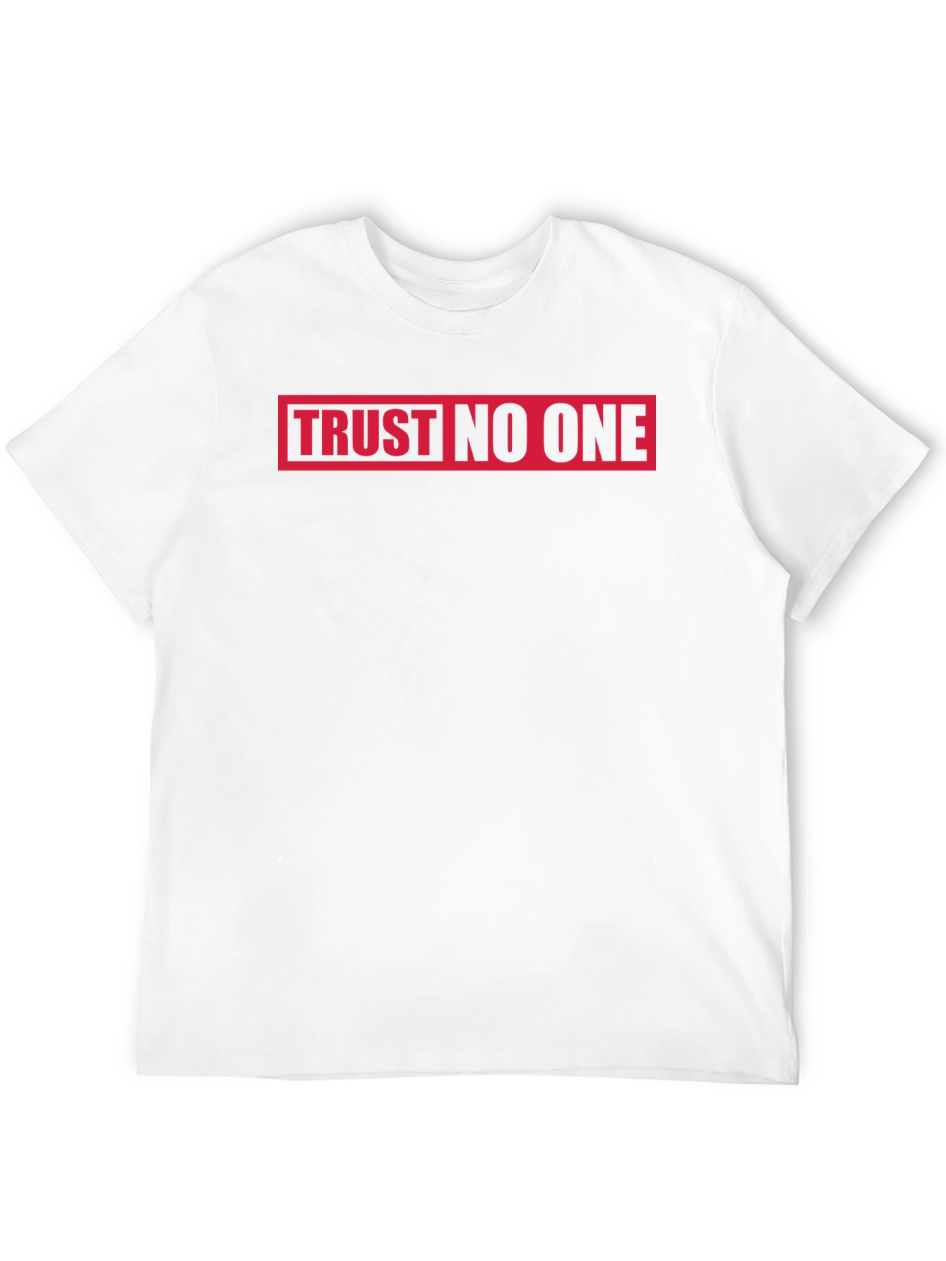 Trust No One Black T-Shirt Graphic Tee
