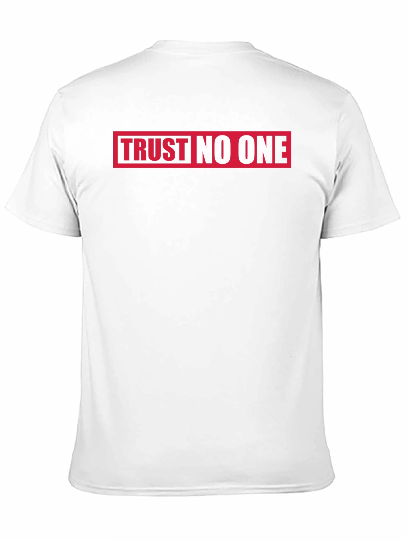 Trust No One Black T-Shirt Graphic Tee
