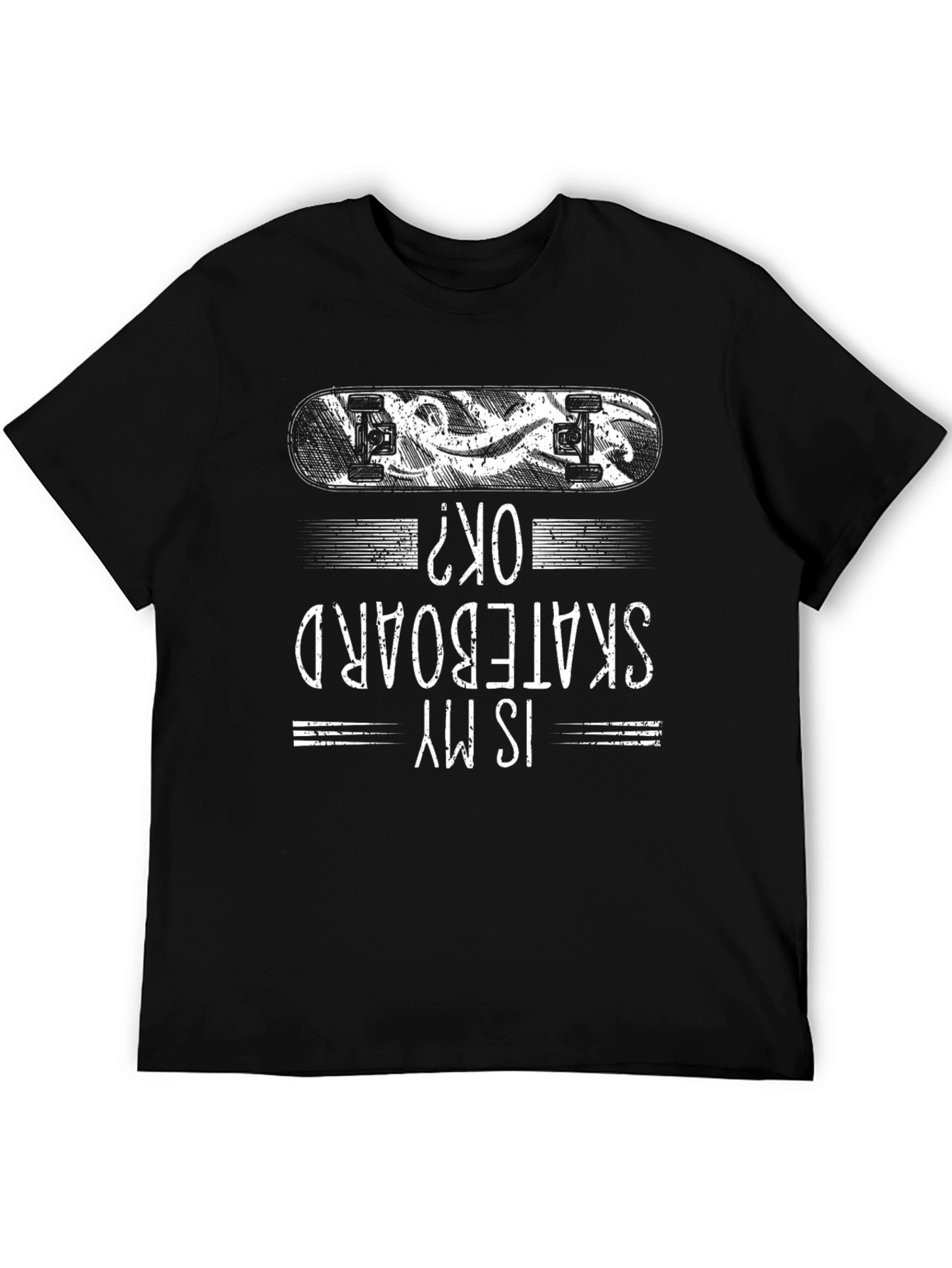 Is My Skateboard OK? Graphic Tee - Black
