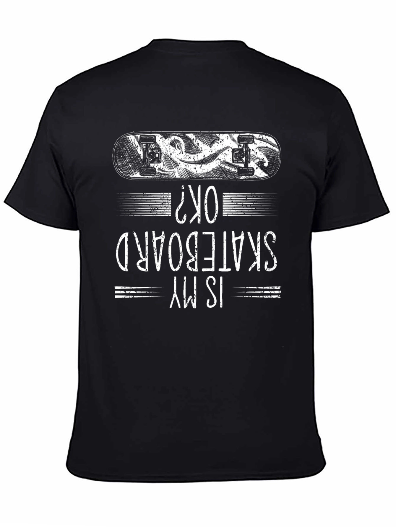 Is My Skateboard OK? Graphic Tee - Black