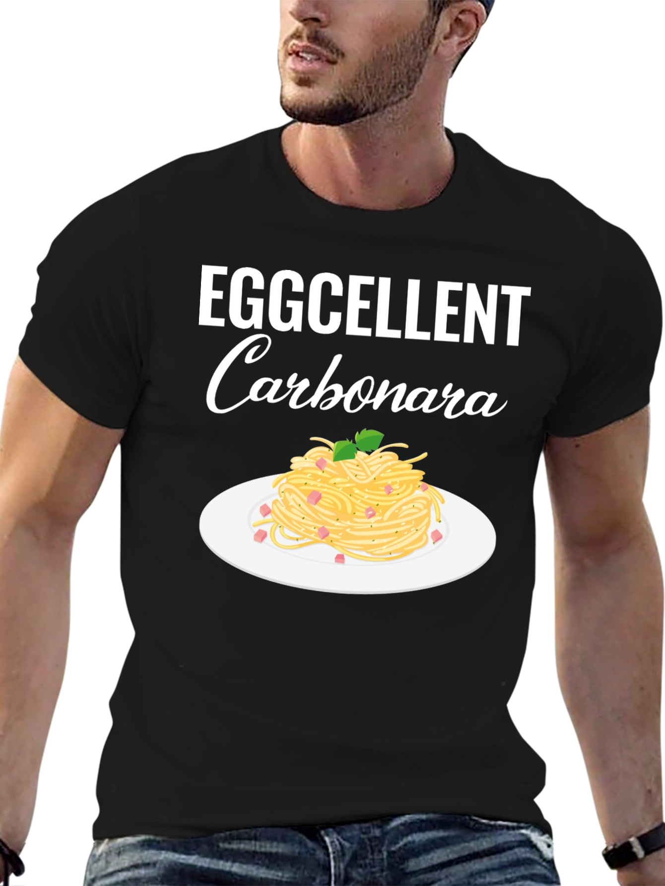 Eggcellent Carbonara T-Shirt - Funny Pasta Lover Tee