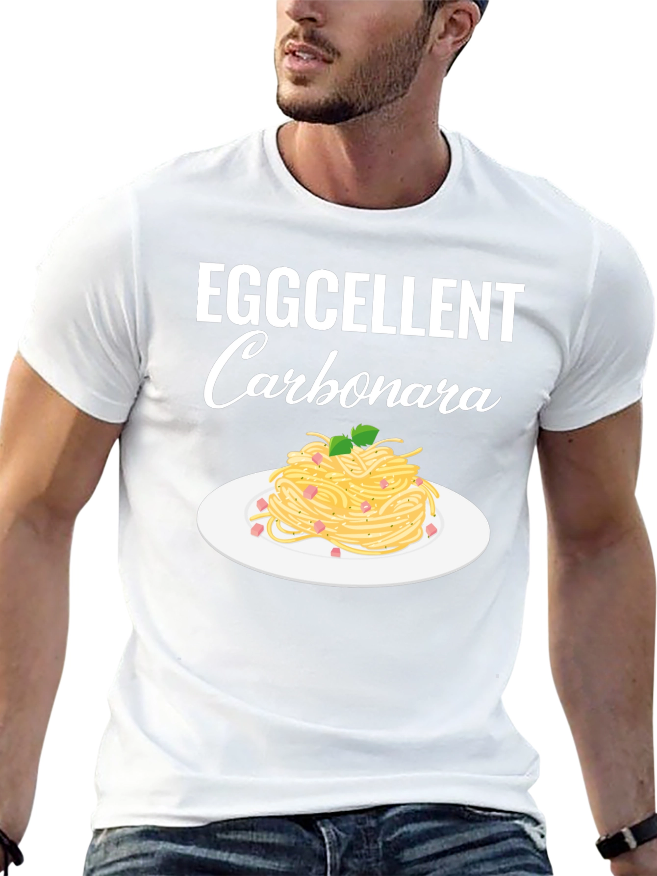 Eggcellent Carbonara T-Shirt - Funny Pasta Lover Tee