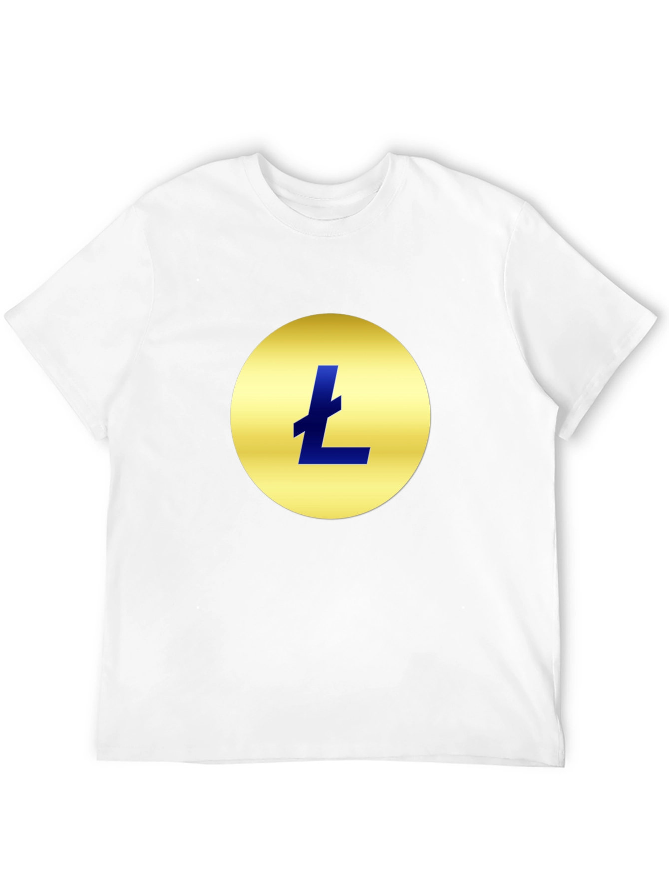 Litecoin Logo Black T-Shirt