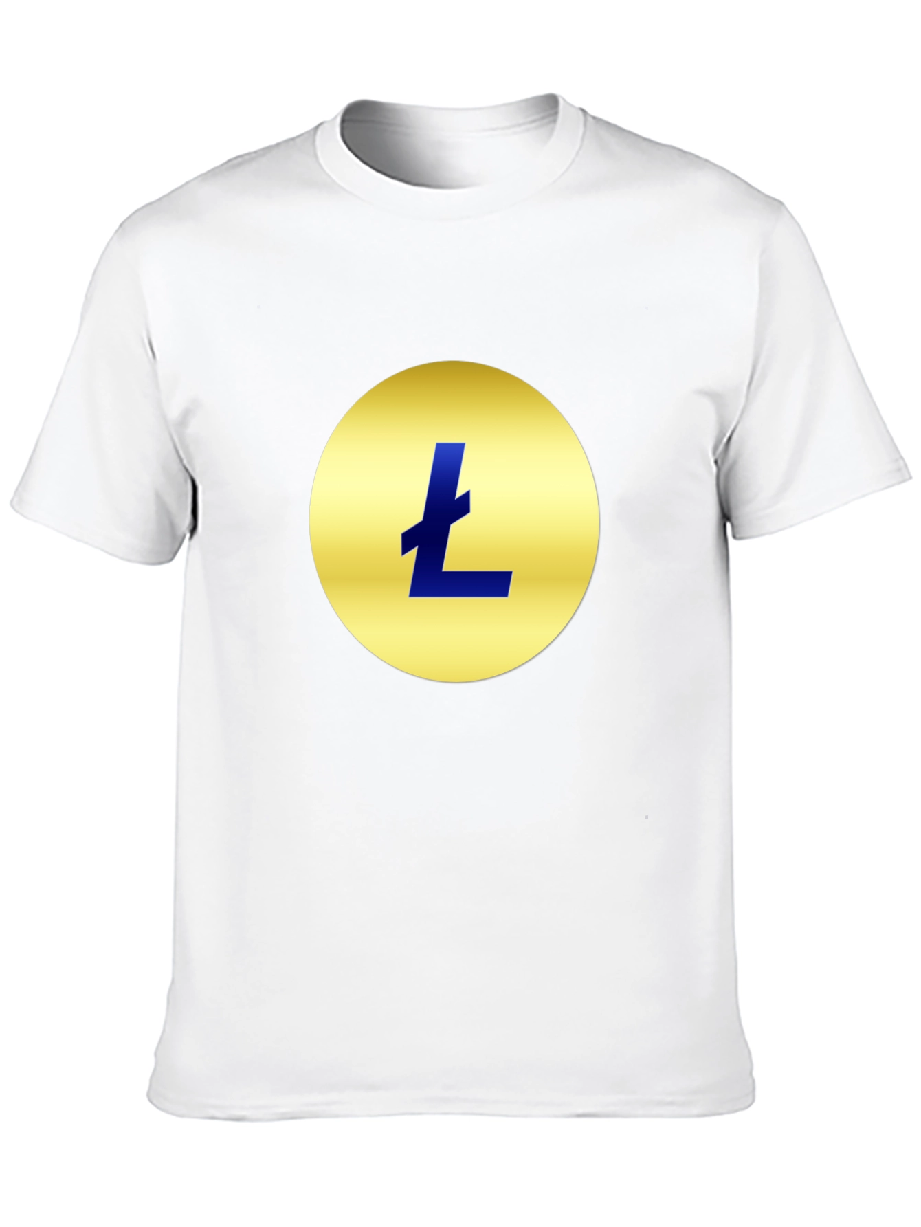Litecoin Logo Black T-Shirt