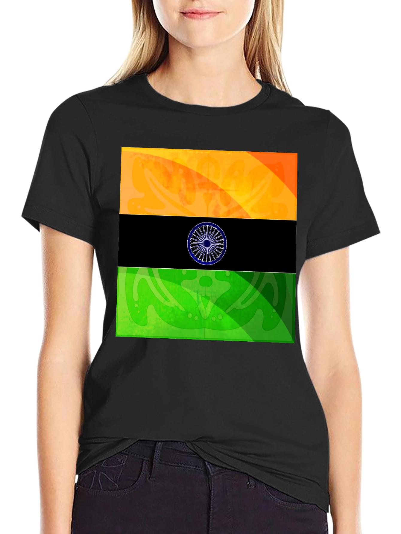 India Flag Graphic T-Shirt - Stylish Patriotic Tee