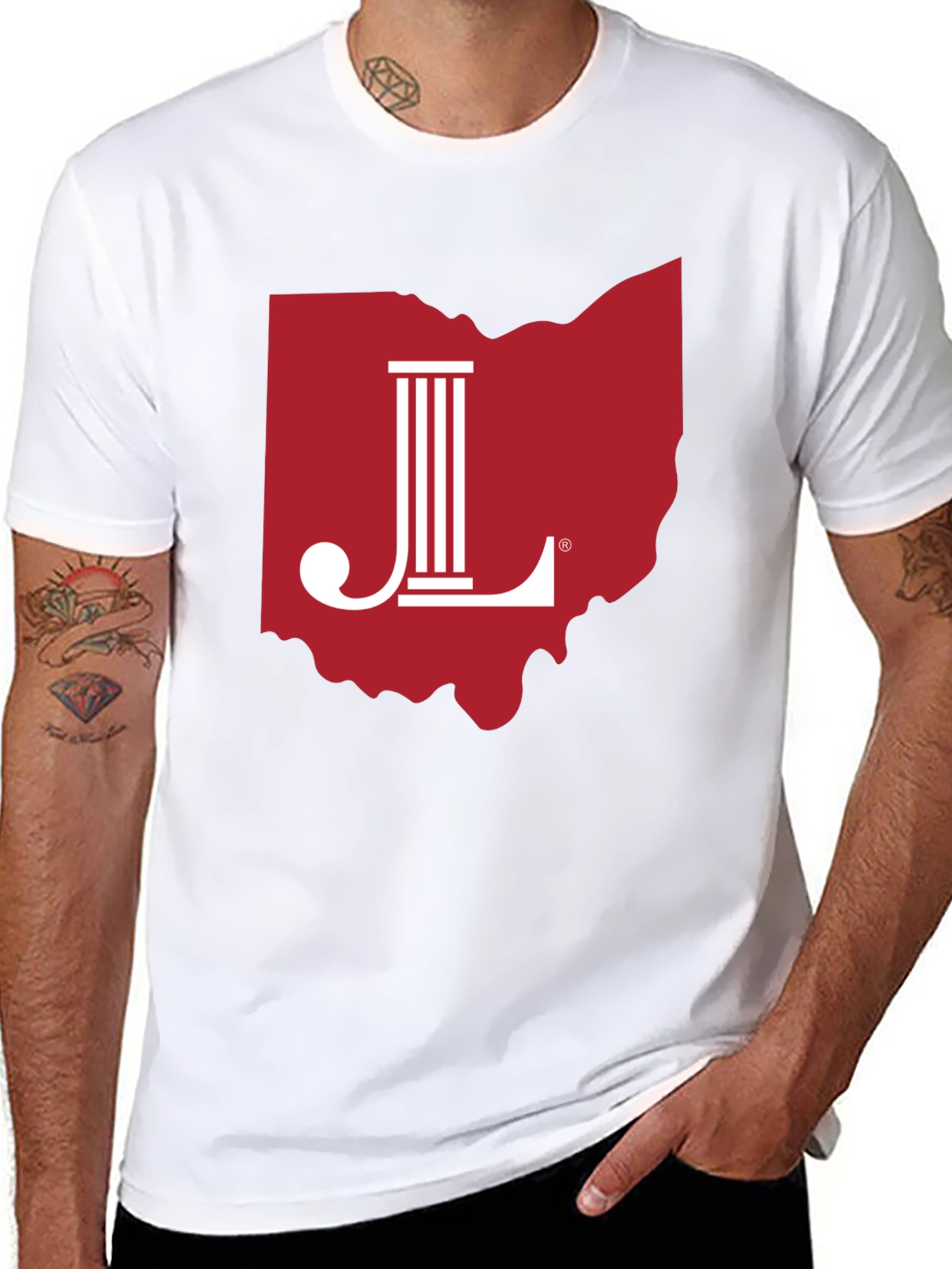 Ohio State Landmark T-Shirt - Black