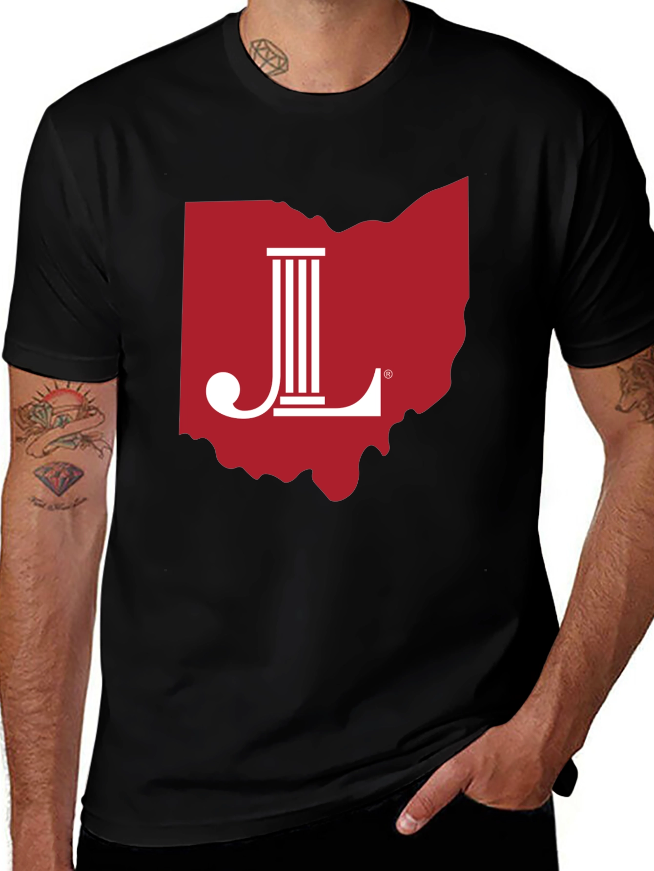 Ohio State Landmark T-Shirt - Black