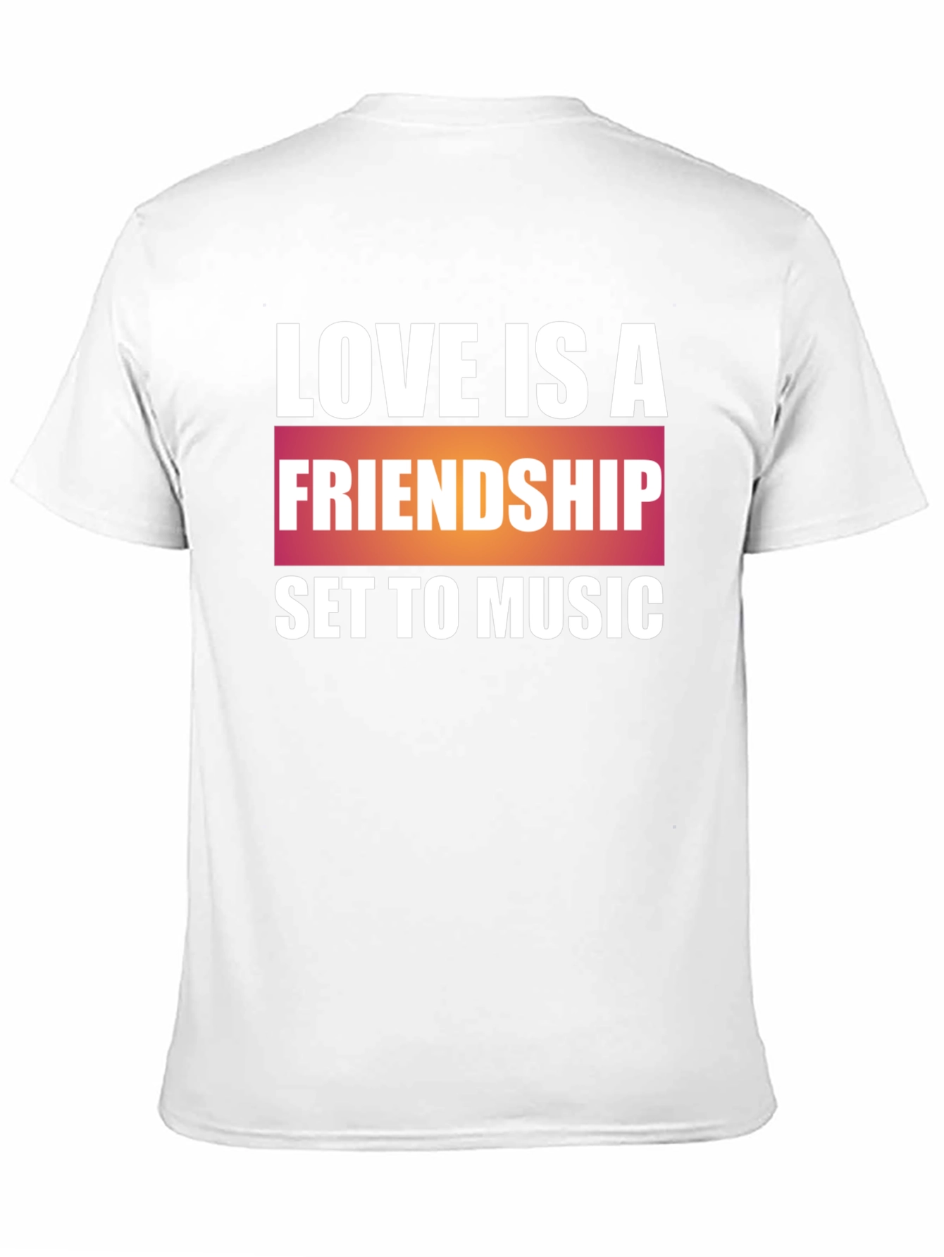 Love is Friendship Music T-Shirt