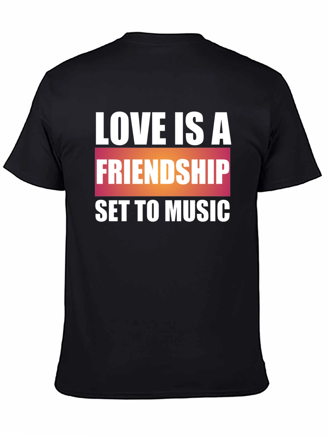 Love is Friendship Music T-Shirt