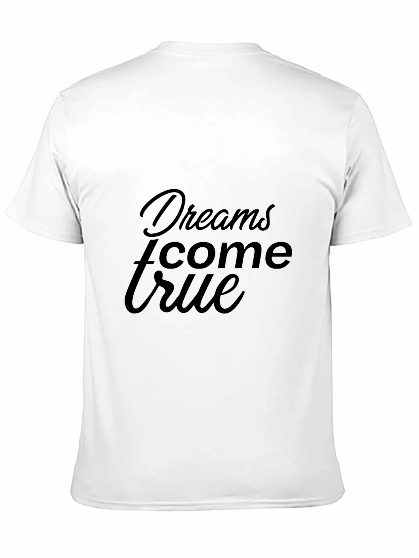 Dreams Come True Black Graphic T-Shirt