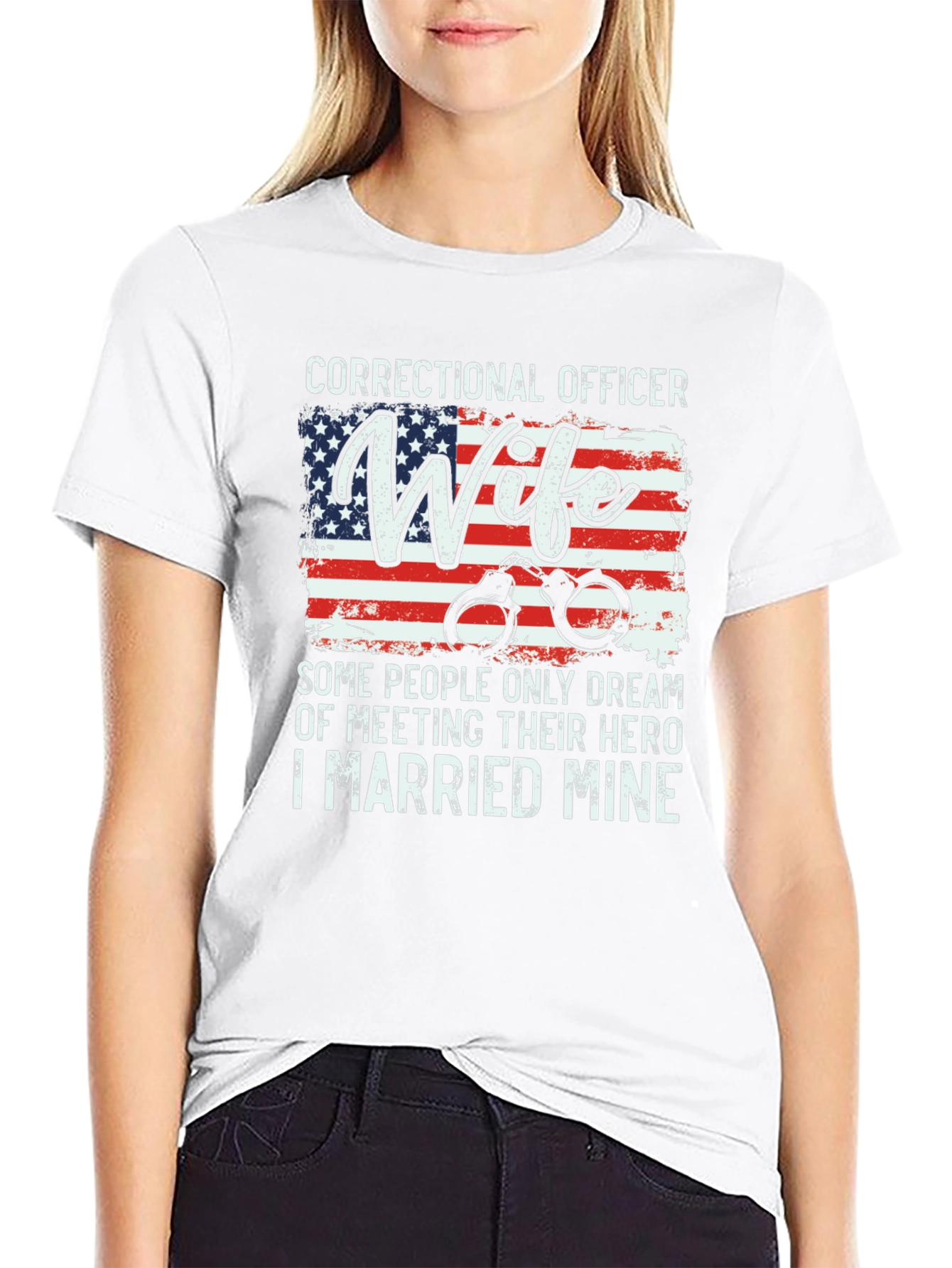 Correctional Officer Wife Hero T-Shirt