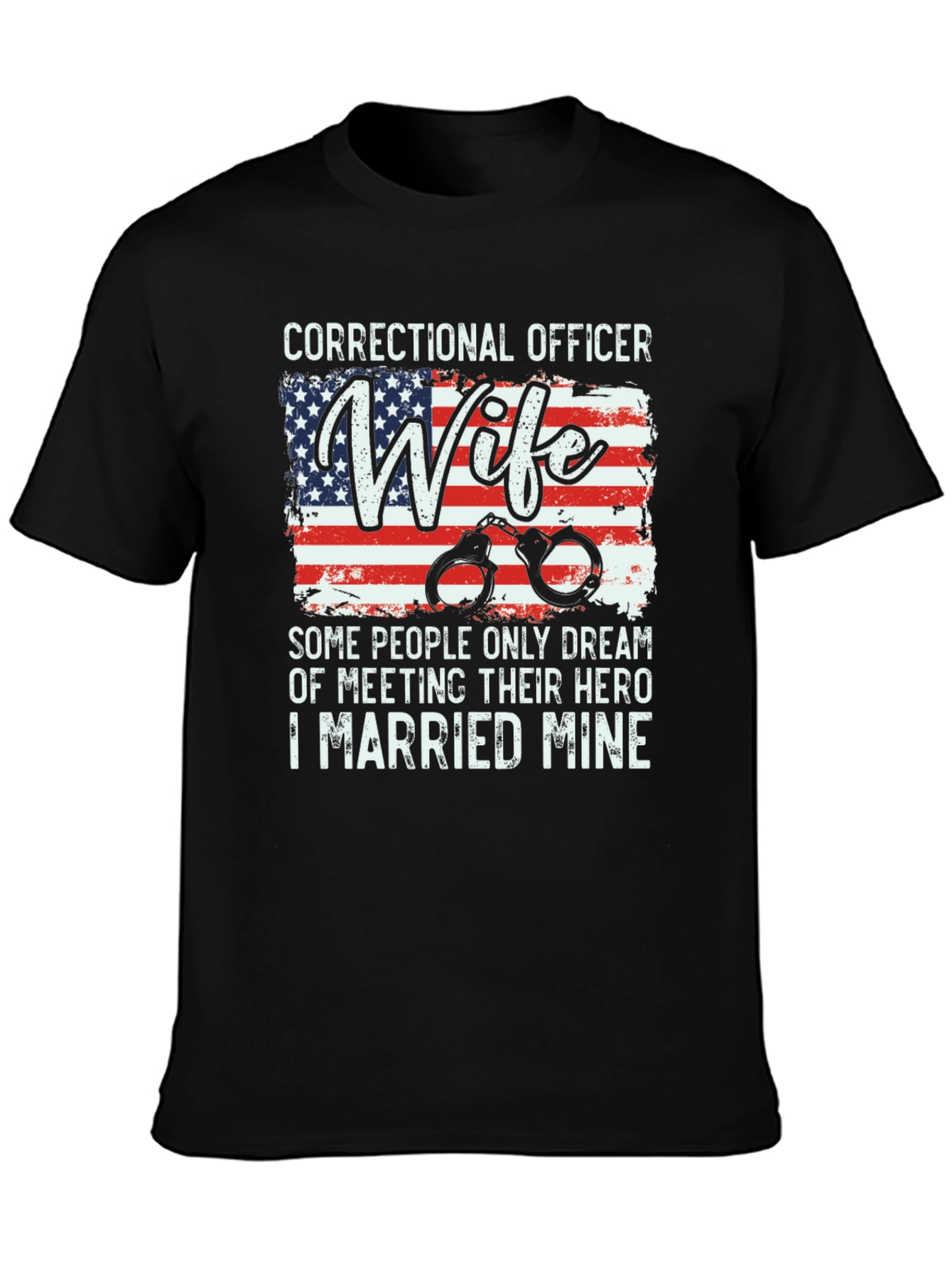 Correctional Officer Wife Hero T-Shirt