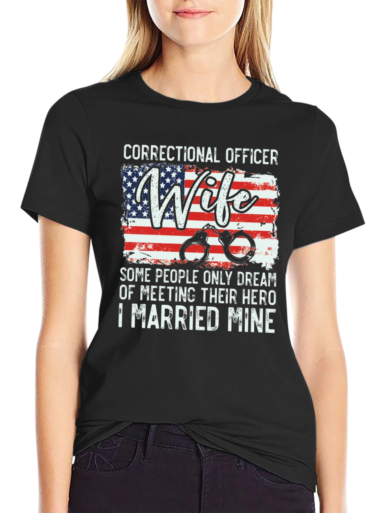 Correctional Officer Wife Hero T-Shirt