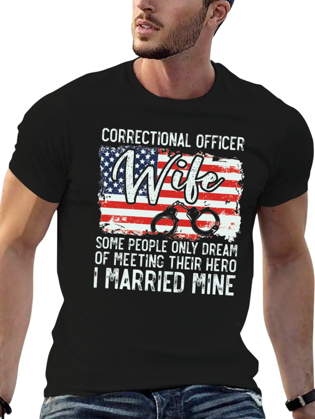 Correctional Officer Wife Hero T-Shirt