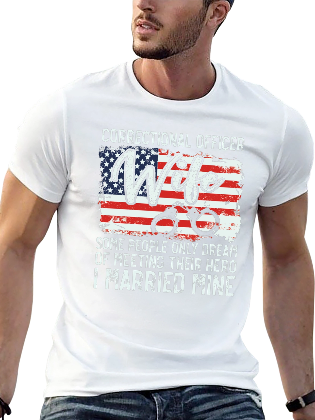 Correctional Officer Wife Hero T-Shirt