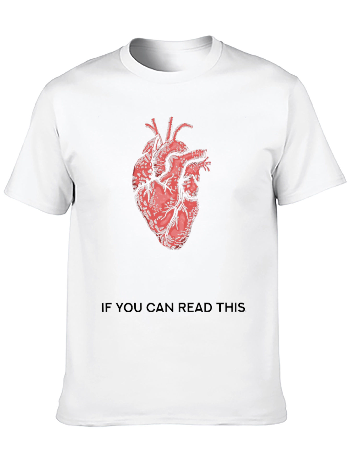 Anatomical Heart Black T-Shirt