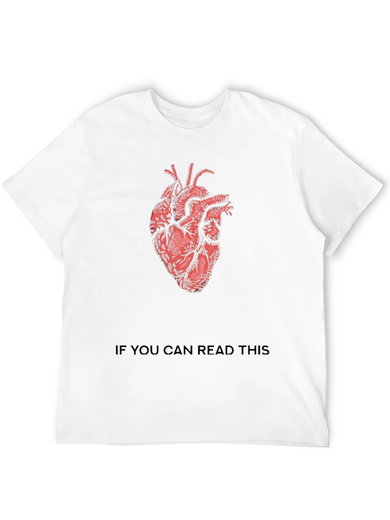 Anatomical Heart Black T-Shirt