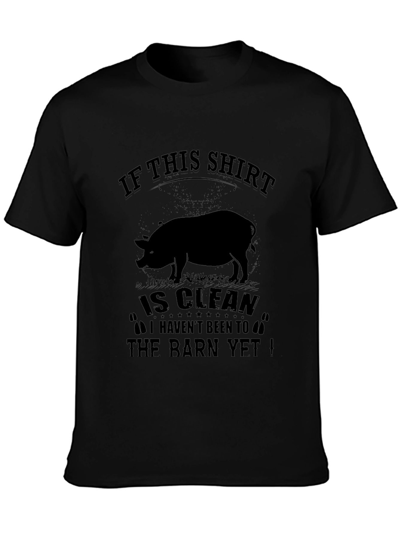 Funny Pig T-Shirt: If This Shirt Is Clean...