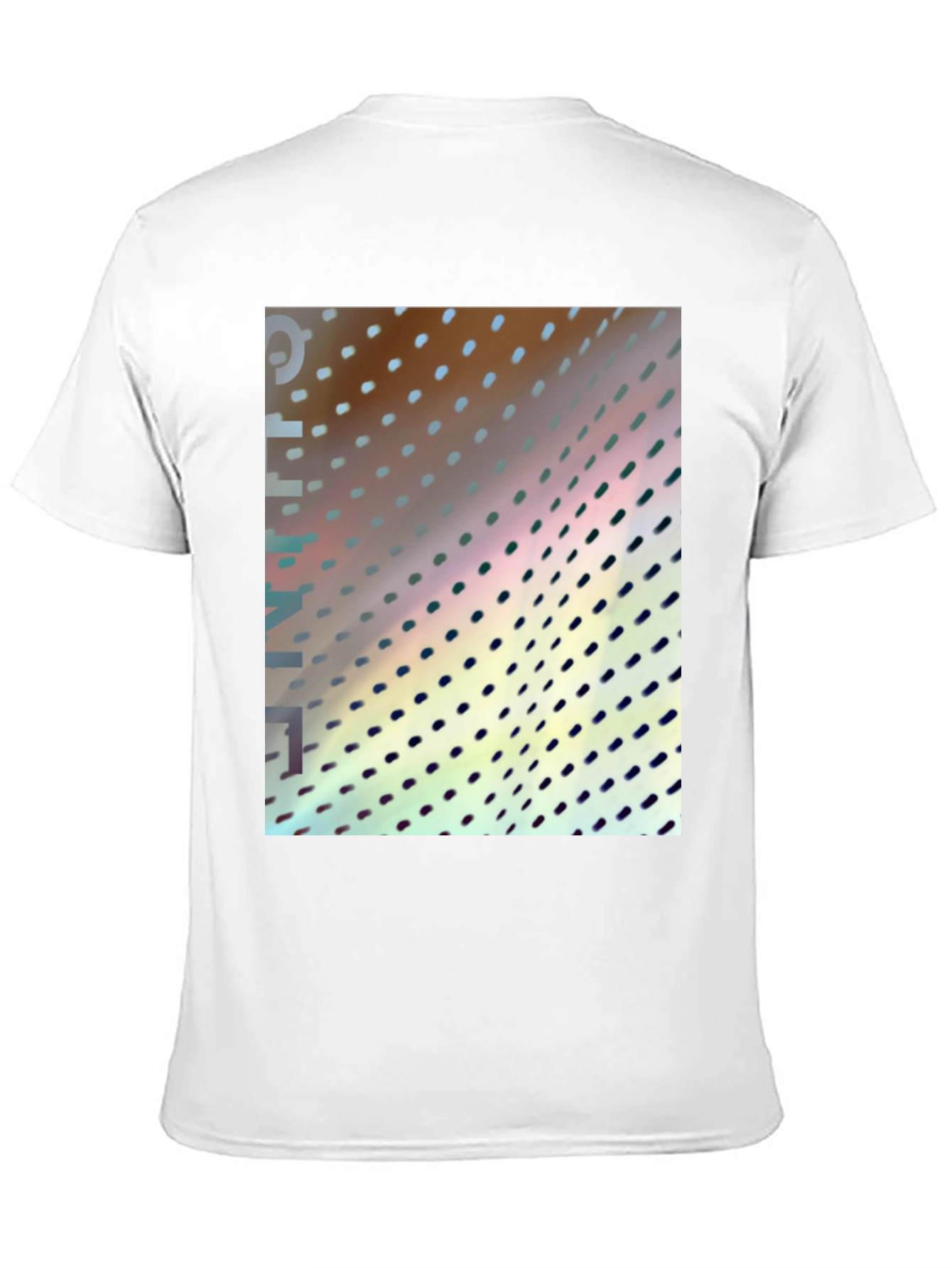 Abstract Dotted Pattern Graphic T-Shirt