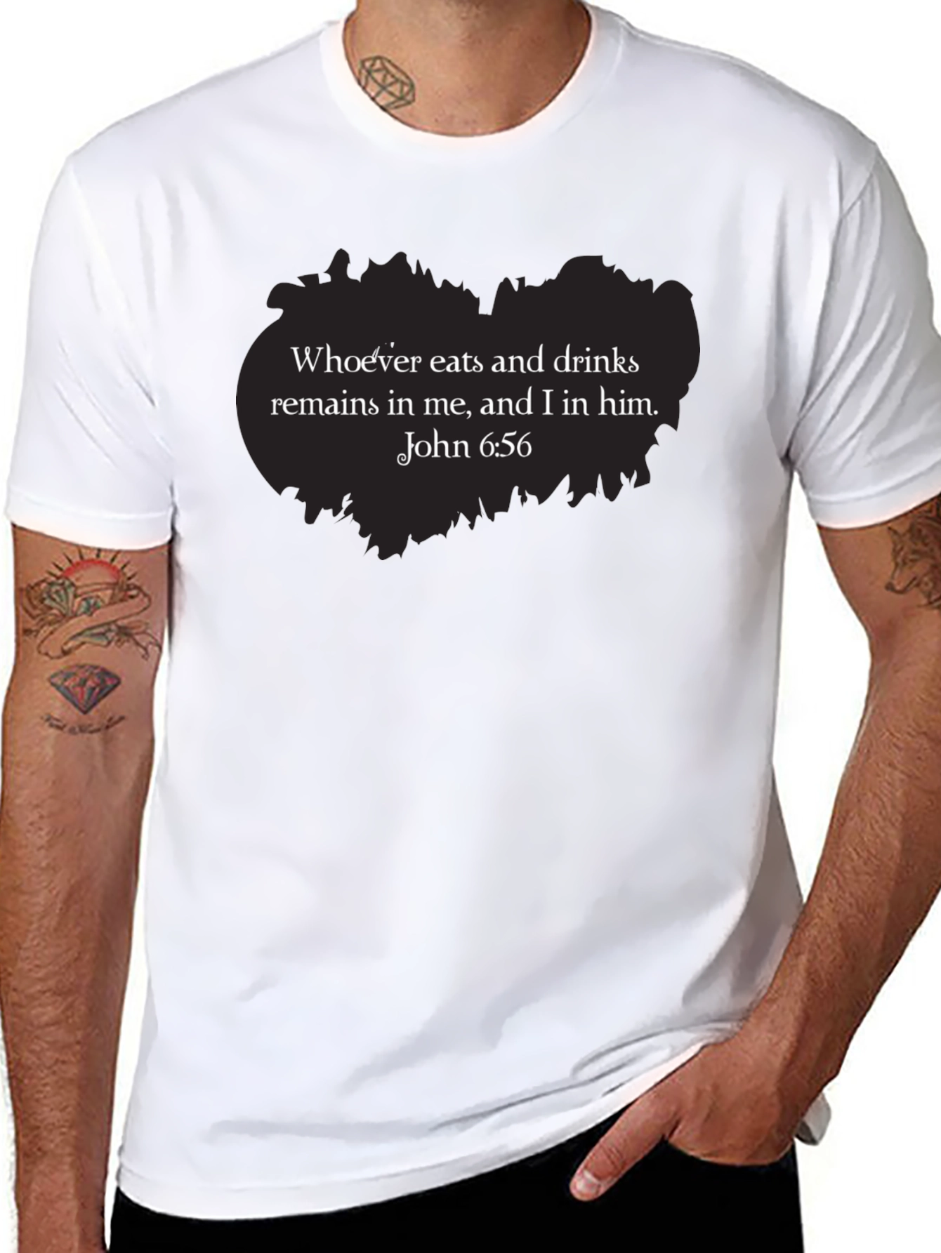 Faithful Verse Graphic Tee - John 6:56