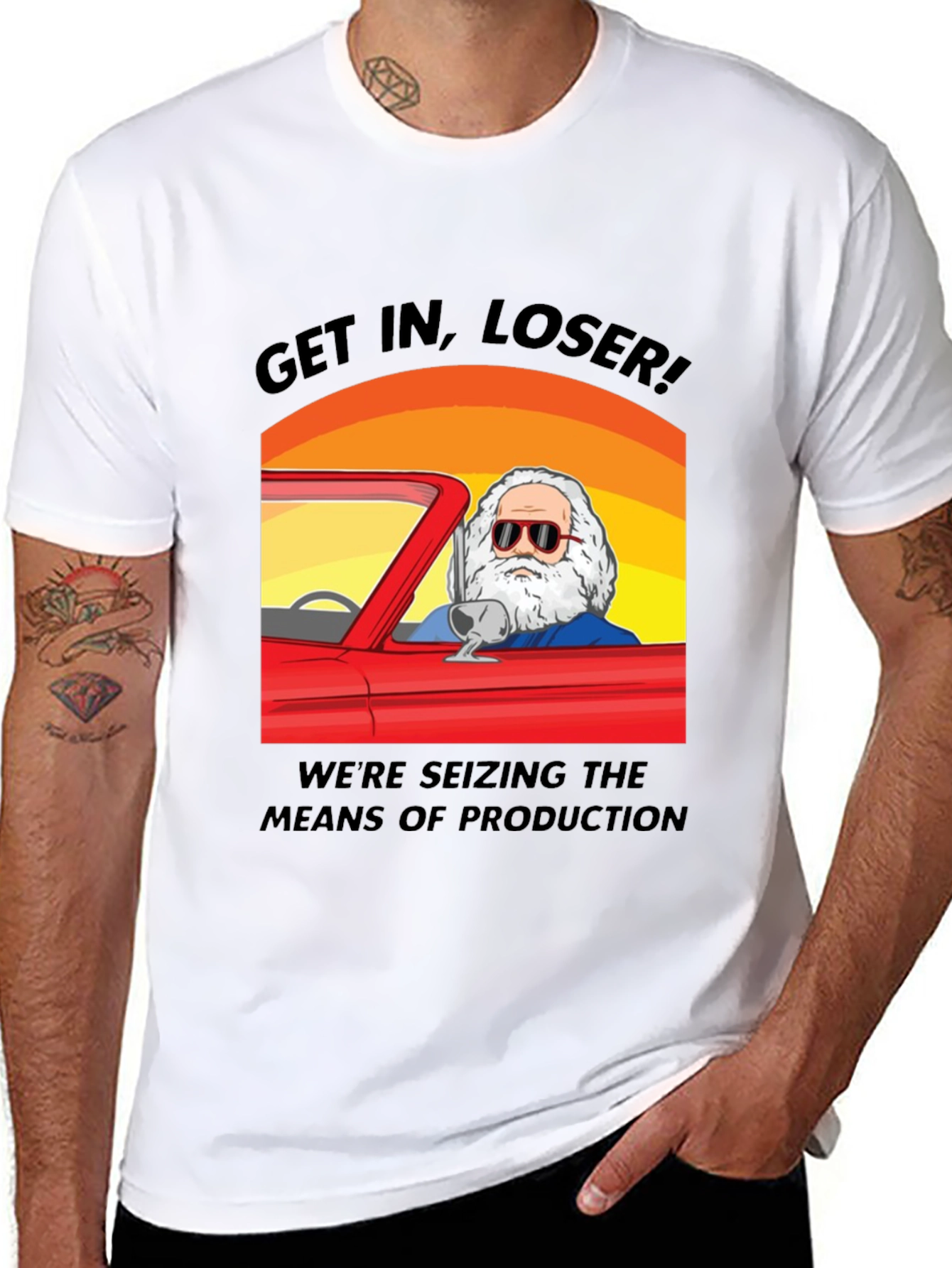 Get In Loser Tee - Seize Production!