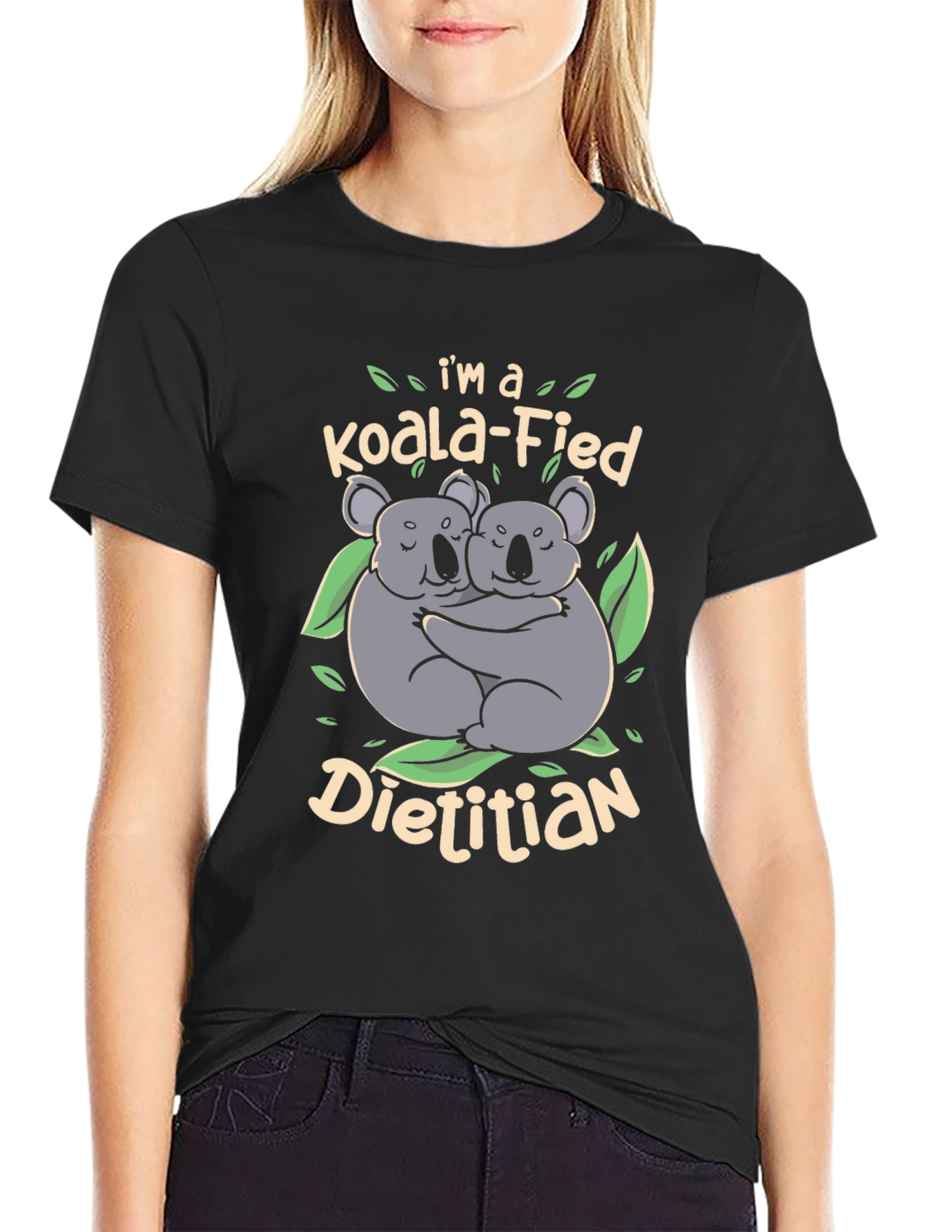Koala-Fied Dietitian Graphic T-Shirt