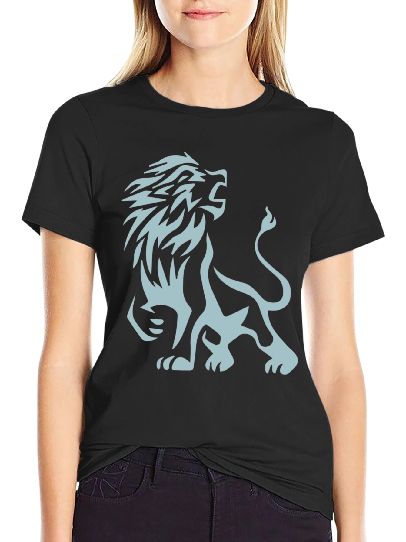 Lion Graphic Tee - Roar in Style!