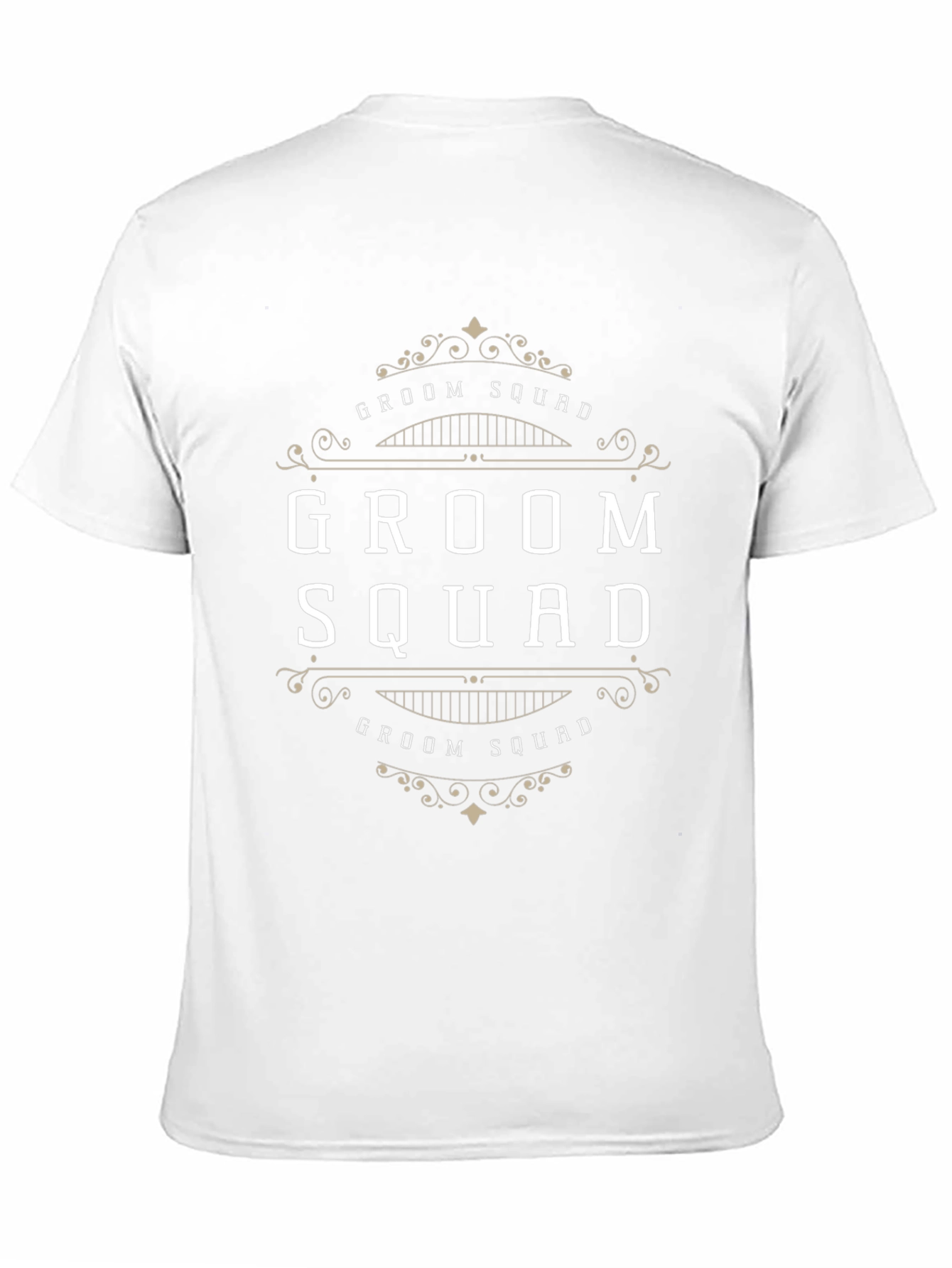 Groom Squad T-Shirt - Black Cotton Blend