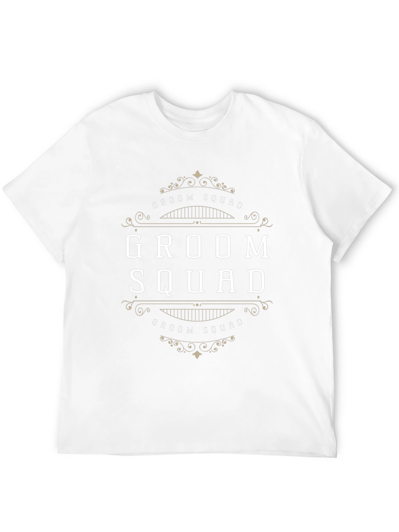 Groom Squad T-Shirt - Black Cotton Blend