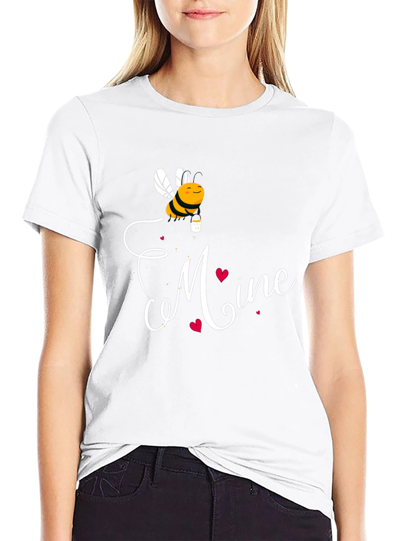 Bee Mine Graphic Tee - Black