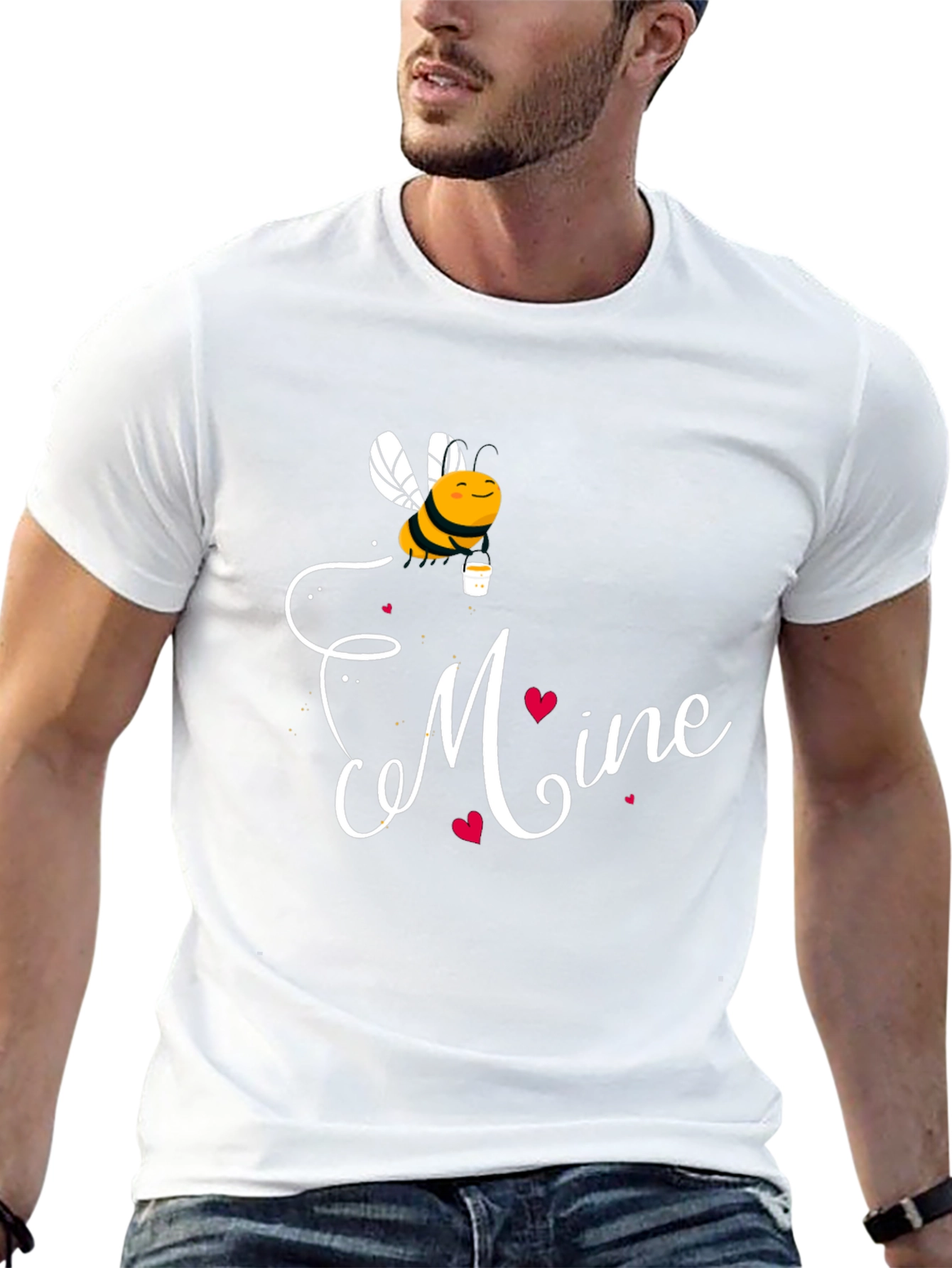Bee Mine Graphic Tee - Black