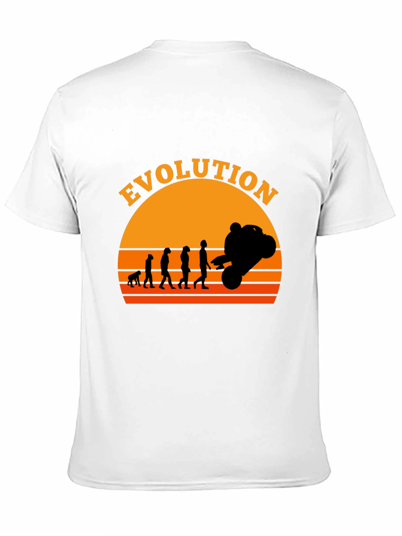 Evolution of Moto Black T-Shirt