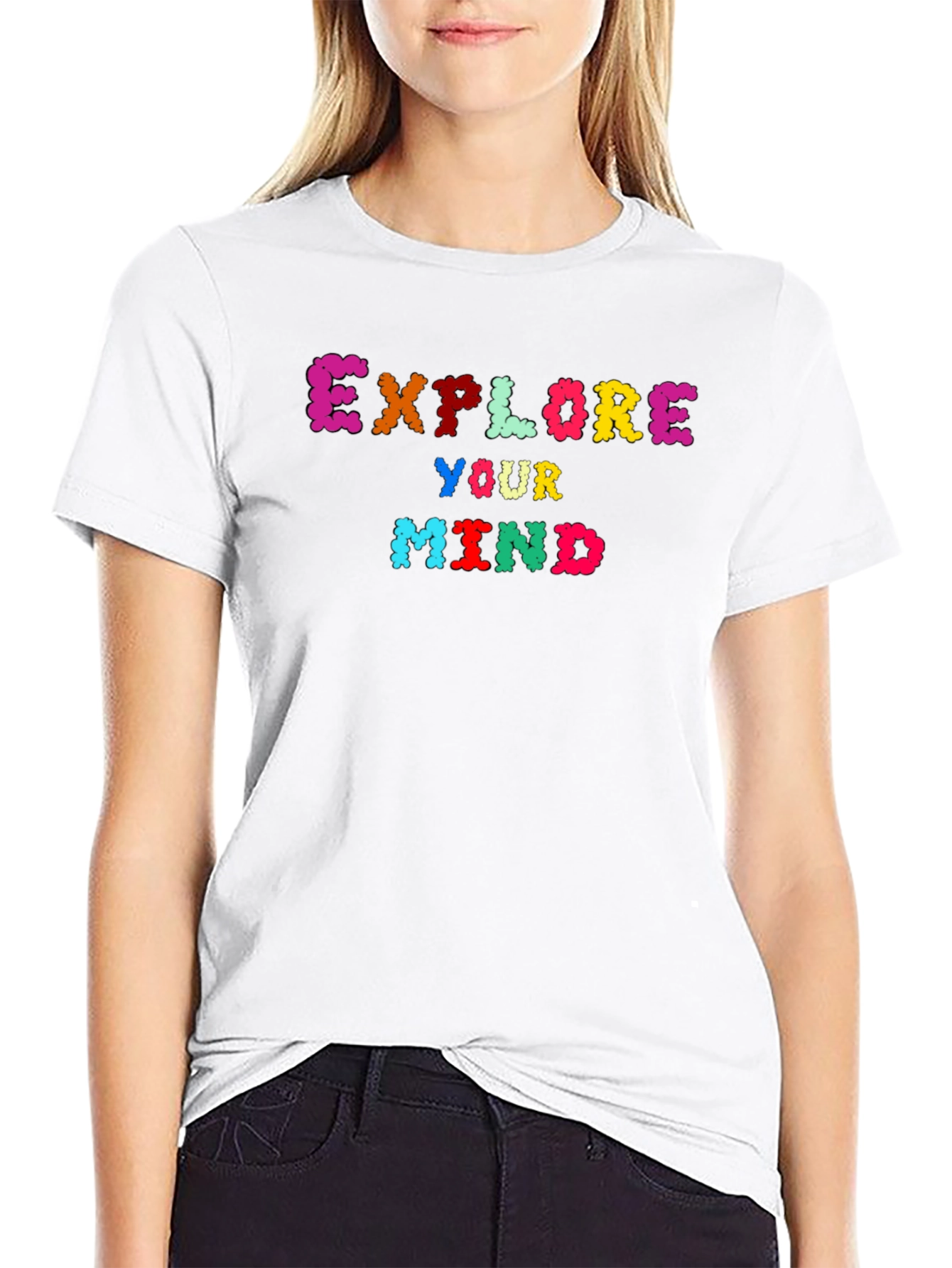 Explore Your Mind Black T-Shirt