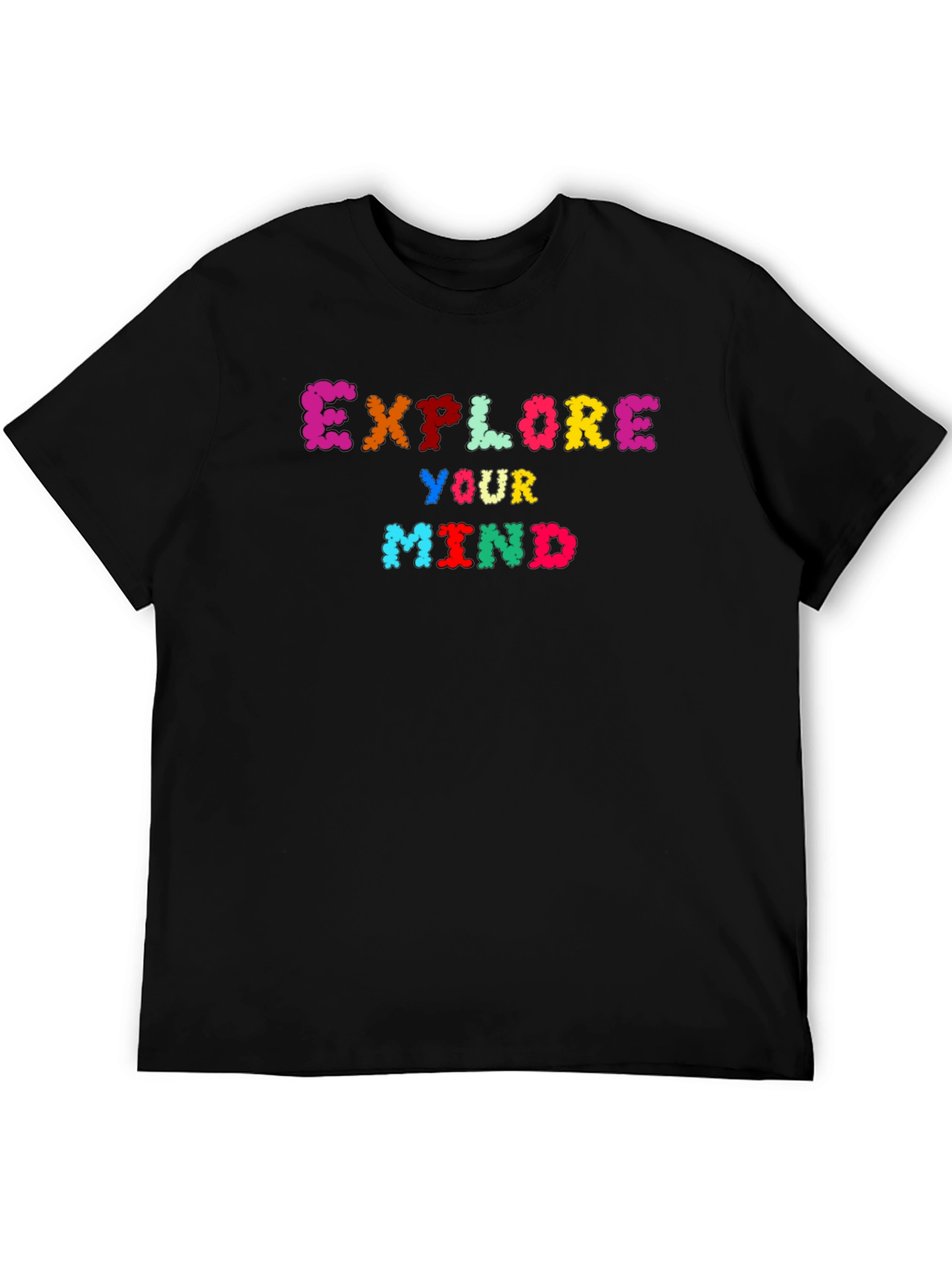 Explore Your Mind Black T-Shirt