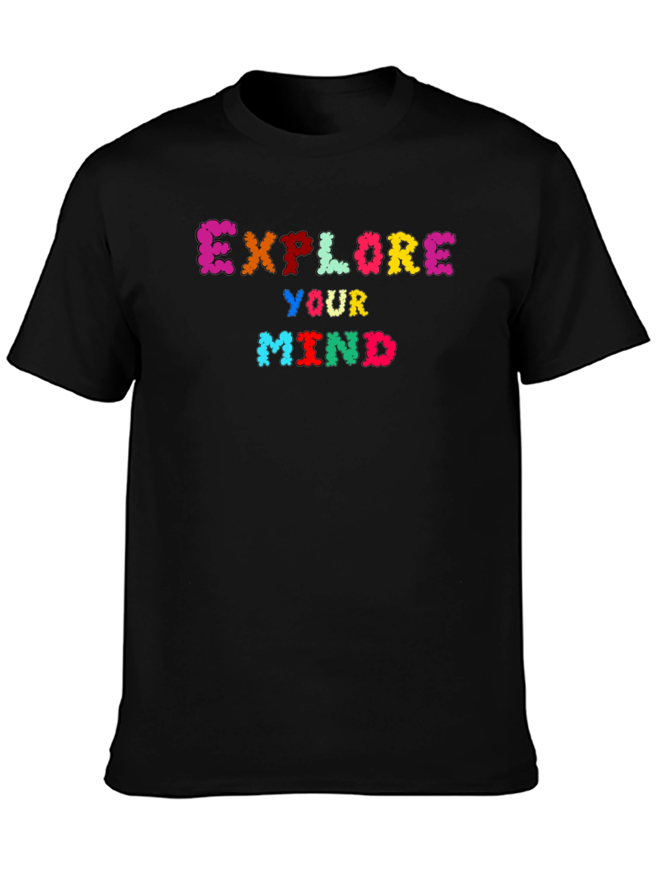 Explore Your Mind Black T-Shirt