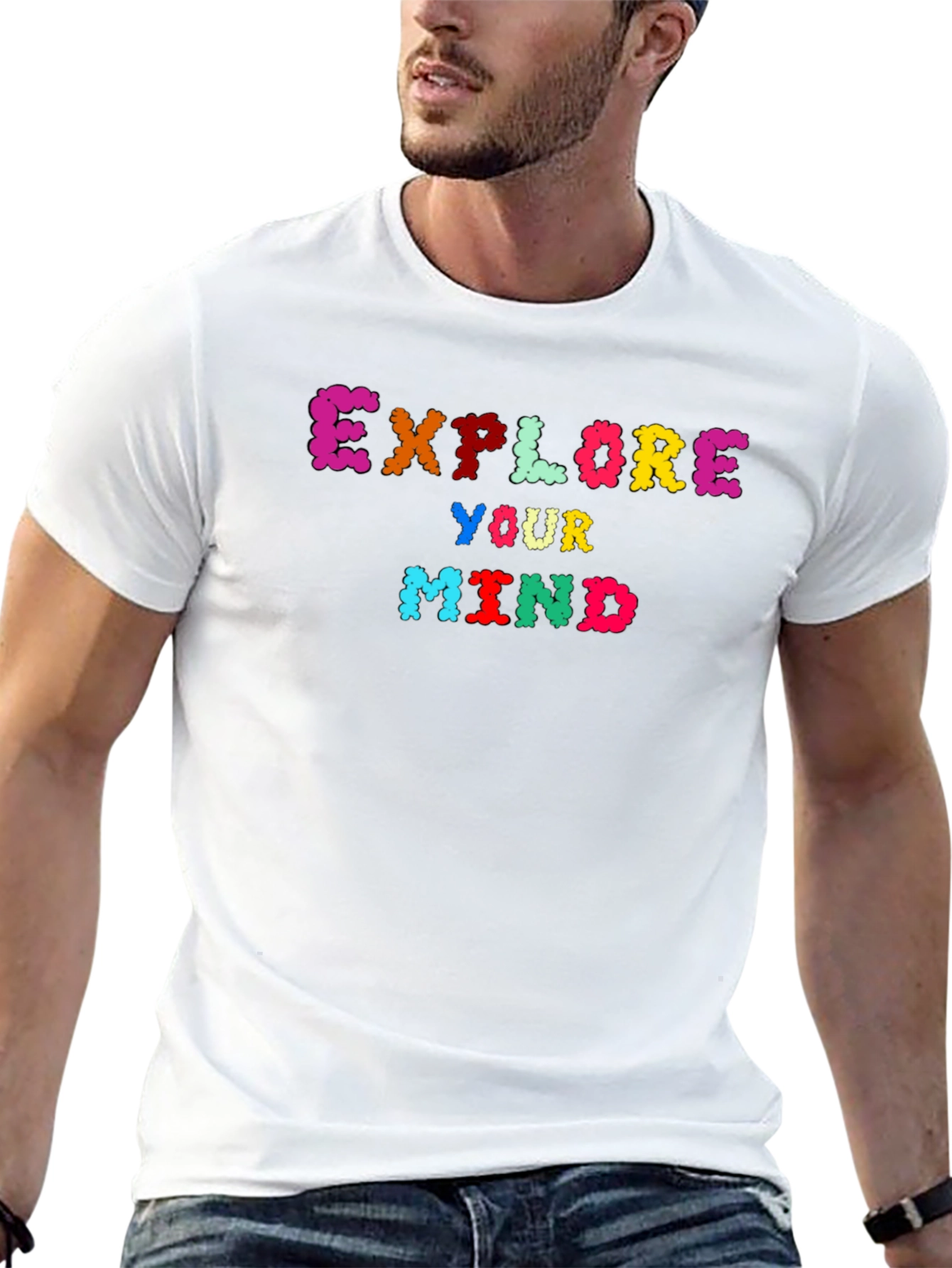 Explore Your Mind Black T-Shirt